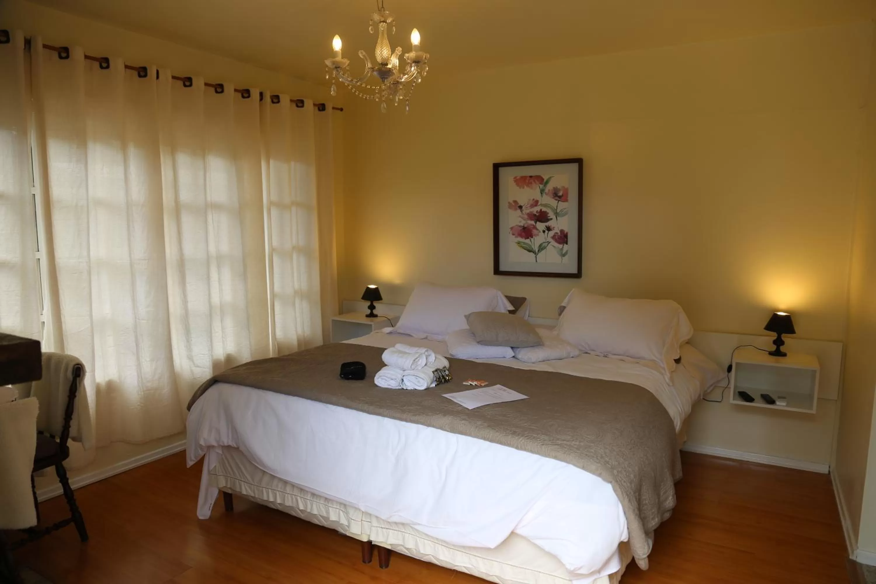 Bed in Pousada Lanai Canela