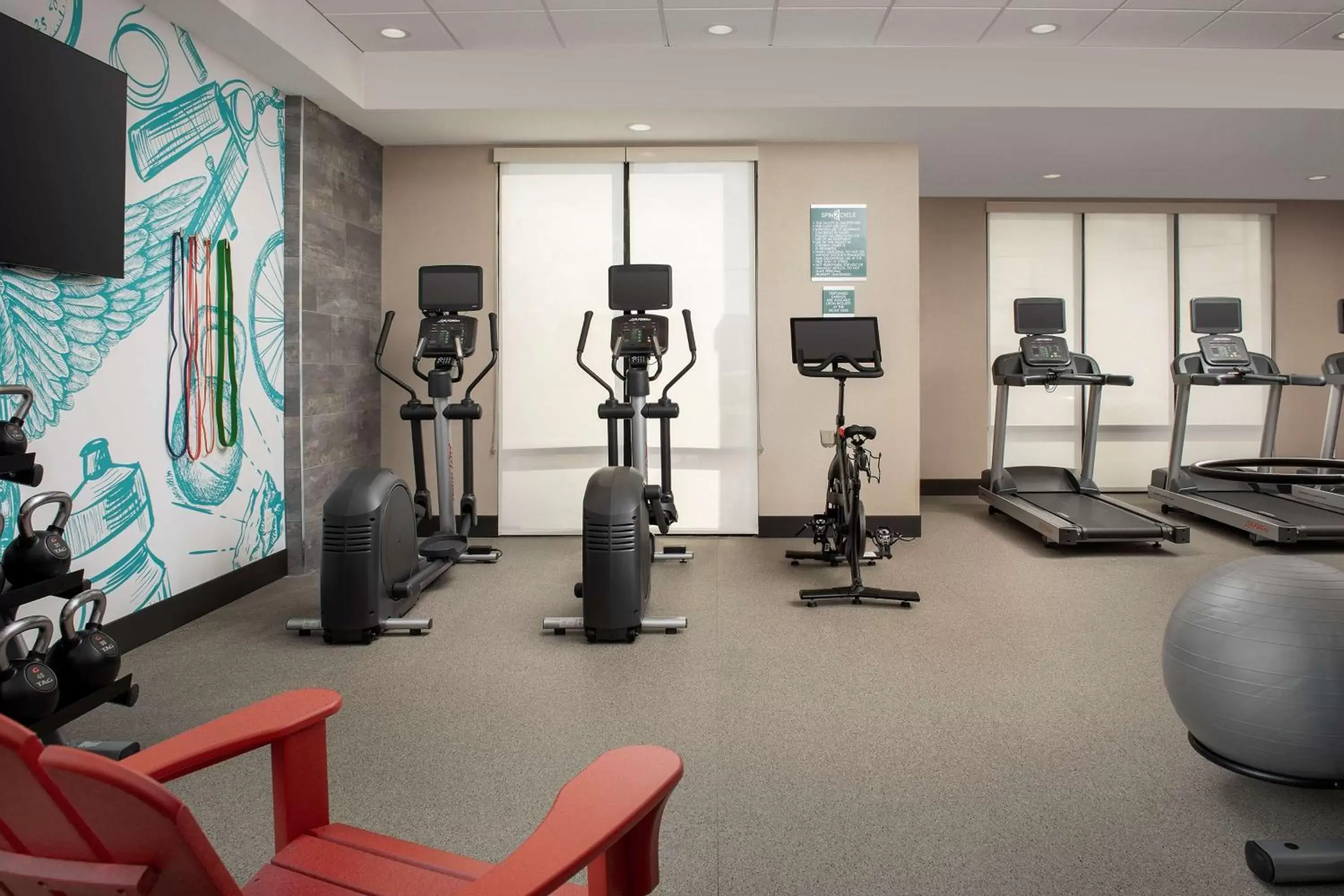 Fitness centre/facilities, Fitness Center/Facilities in Home2 Suites By Hilton Kenner New Orleans Arpt
