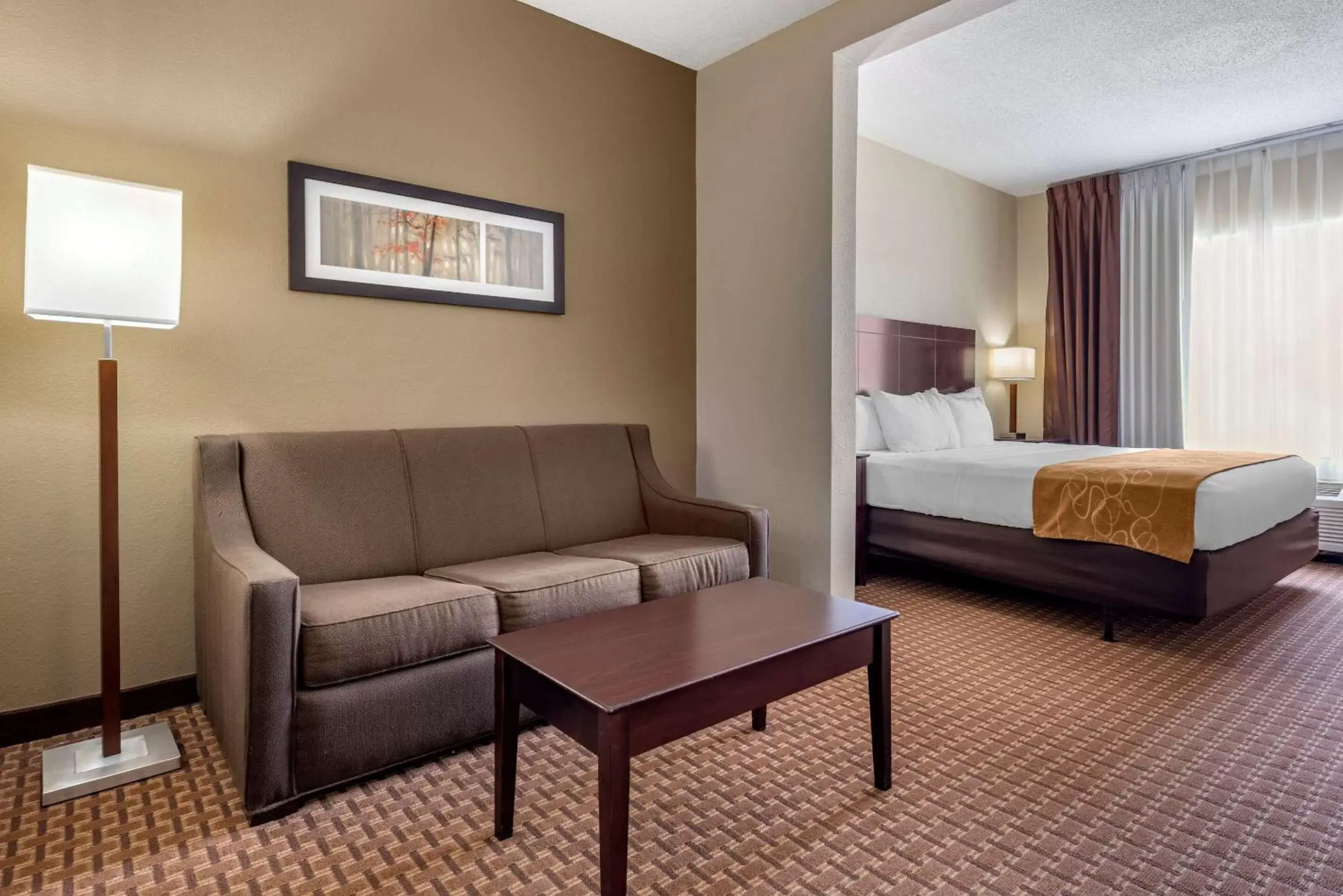 Photo of the whole room in Comfort Suites