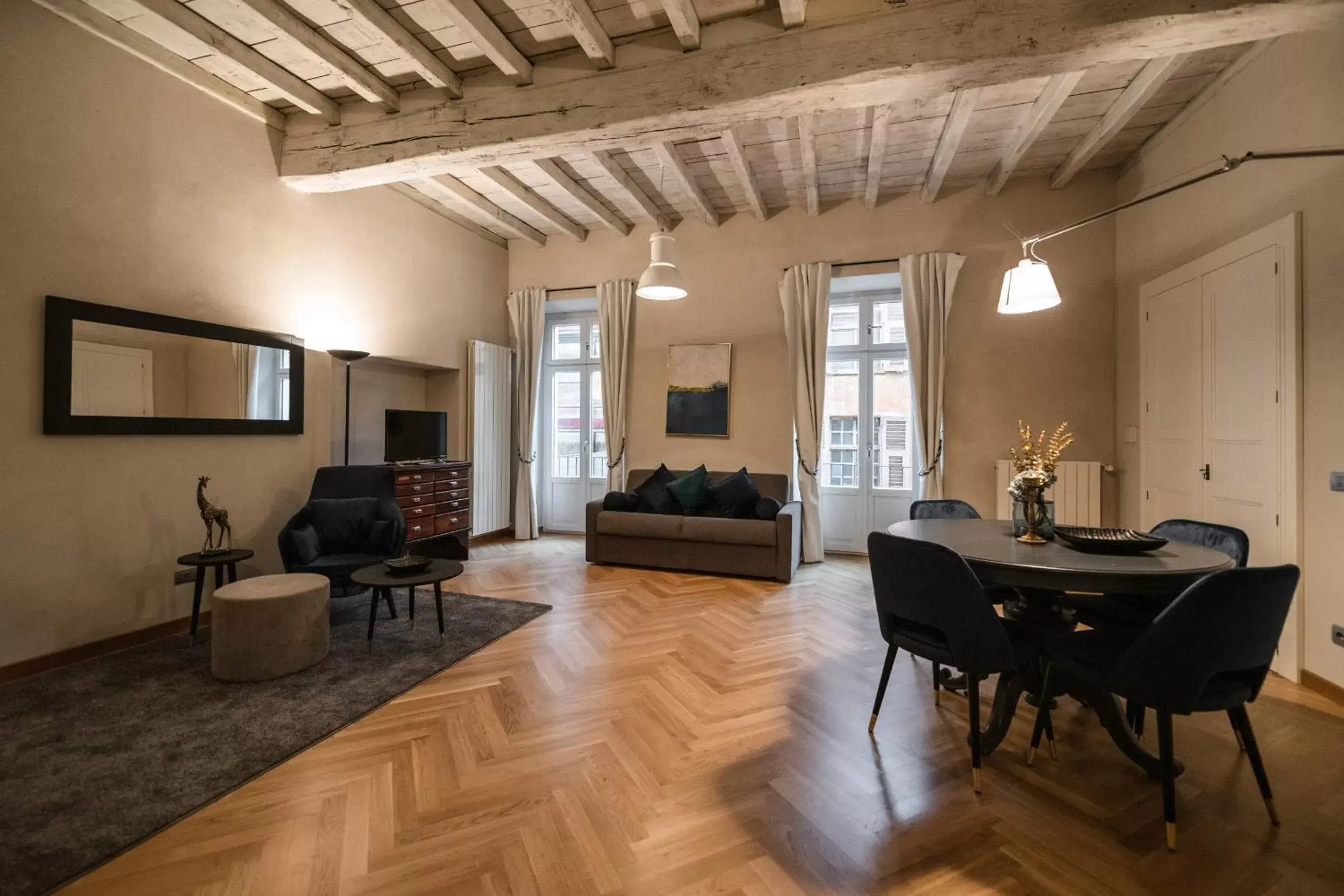 Living room, Dining Area in Le Dimore di Piazza