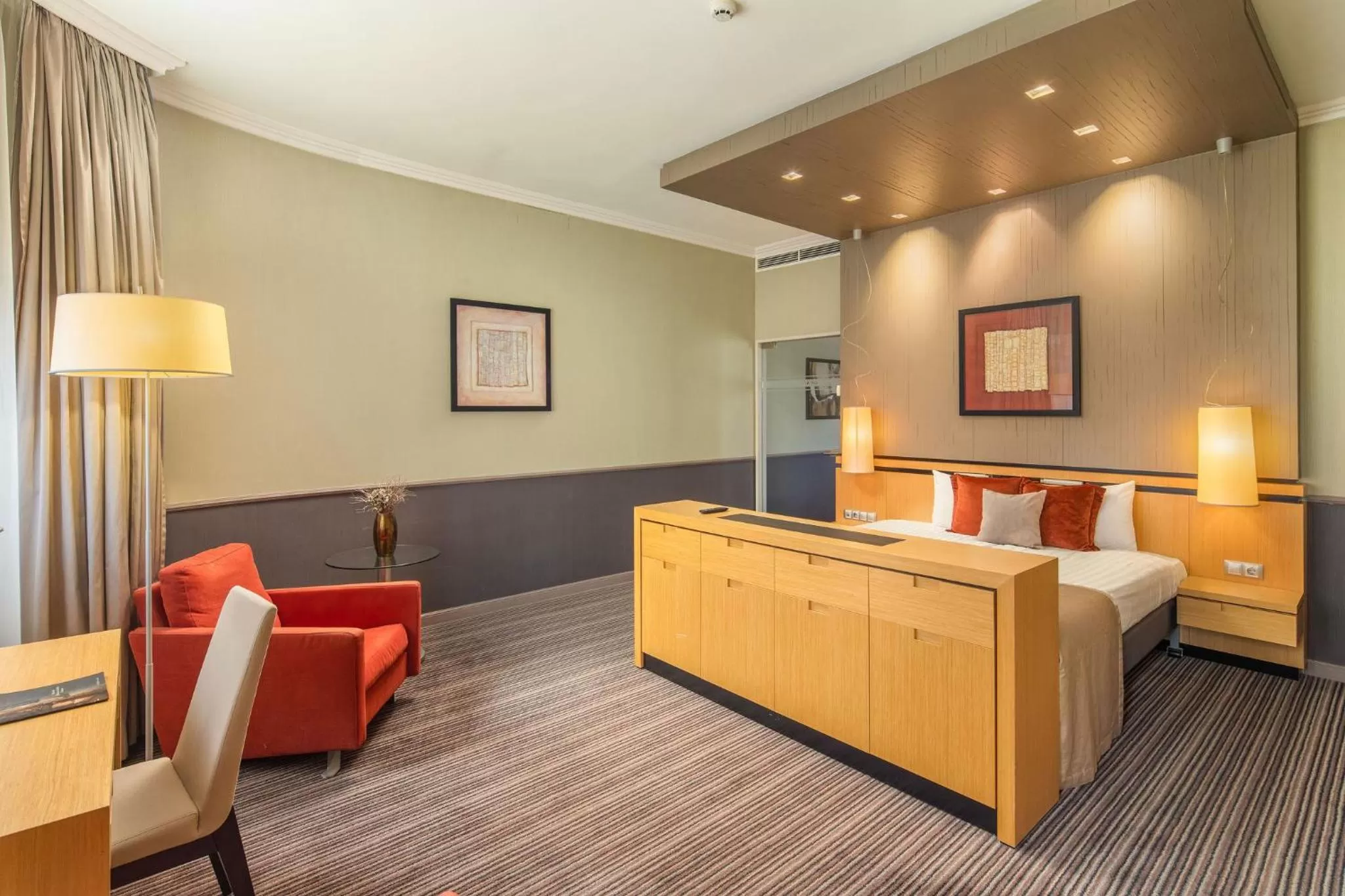 Bed in Mamaison Hotel Andrassy Budapest