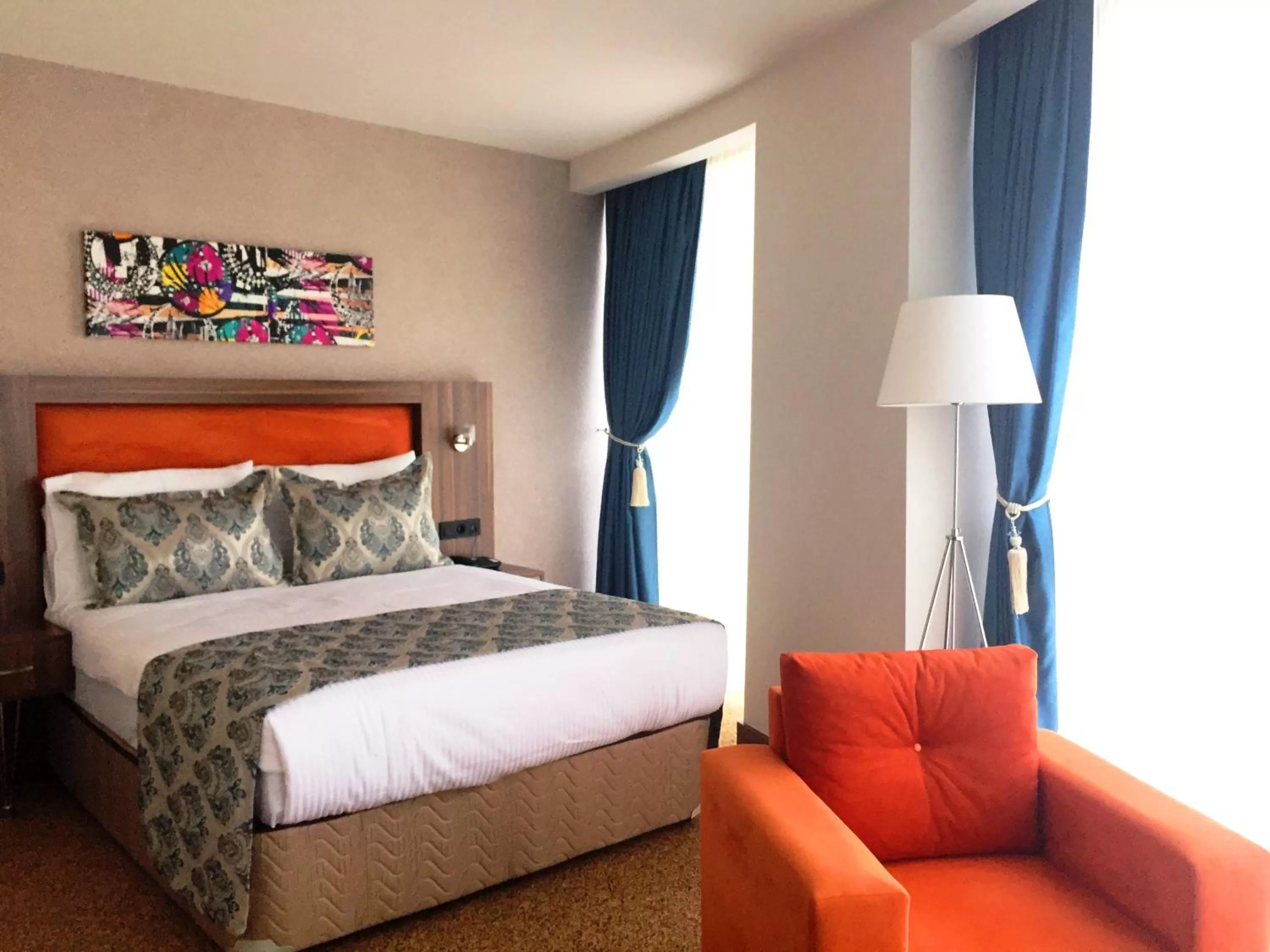 Bed in Sky Tower King Hotel