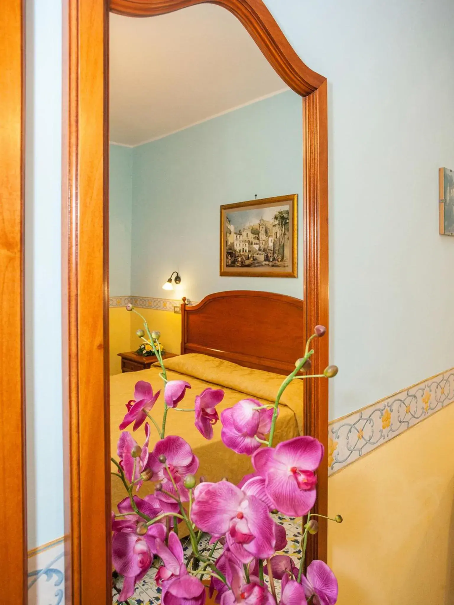 Bed, Room Photo in Hotel Amalfi
