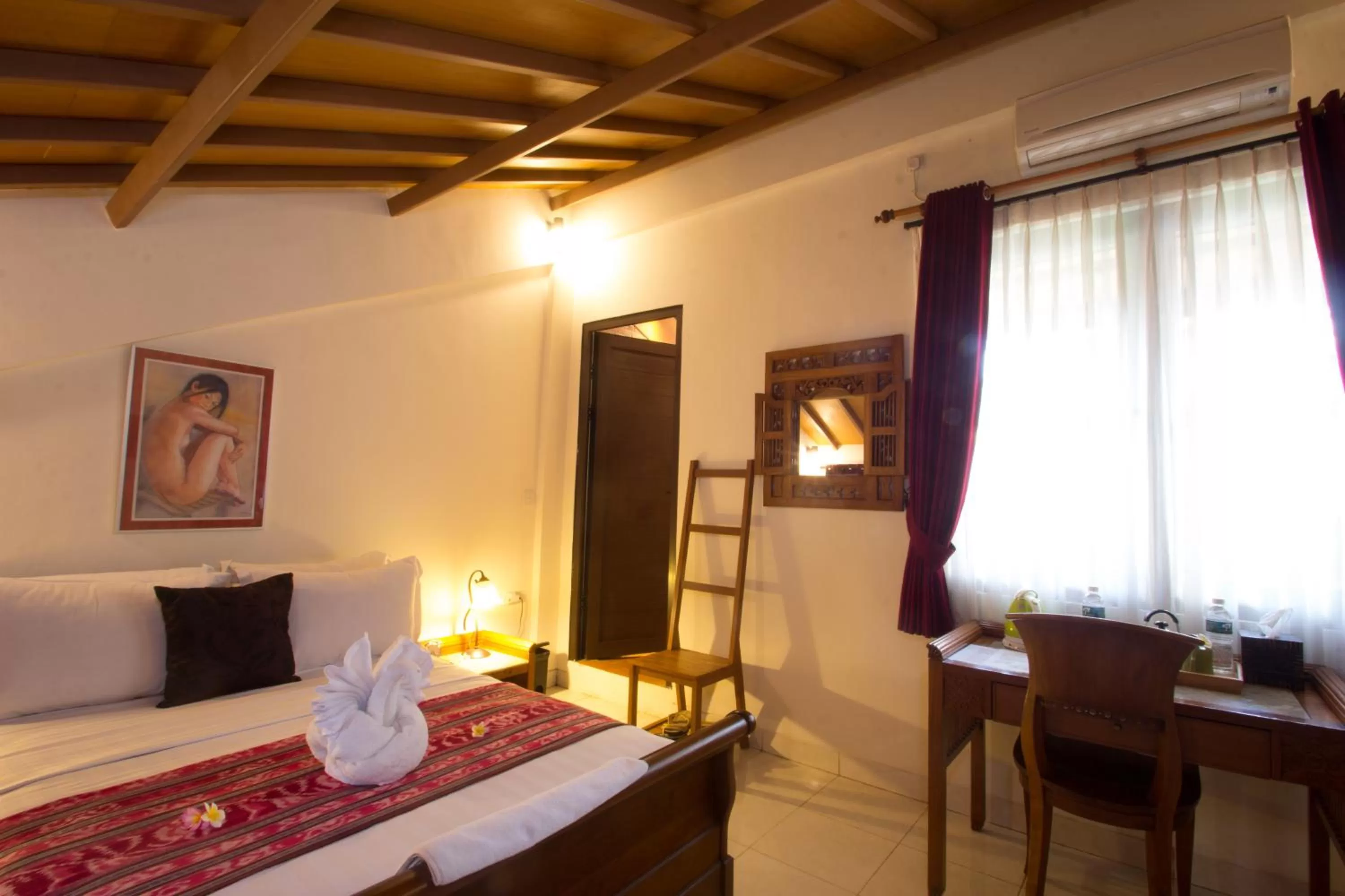 Natural landscape, Bed in Manzelejepun Villa & Pavilion