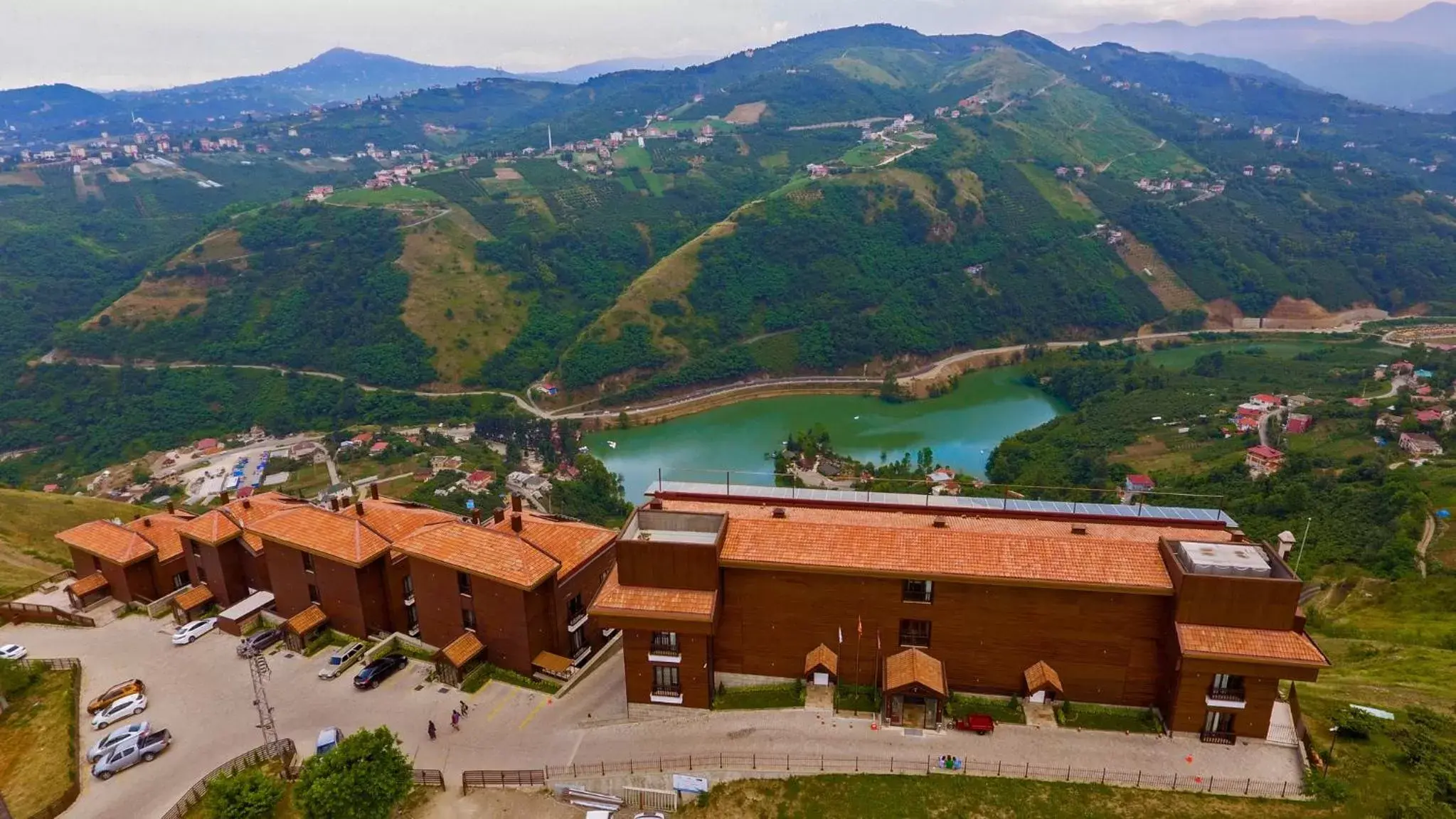 Facade/entrance, Bird's-eye View in Sera Lake Resort Hotel Spa & Aparts