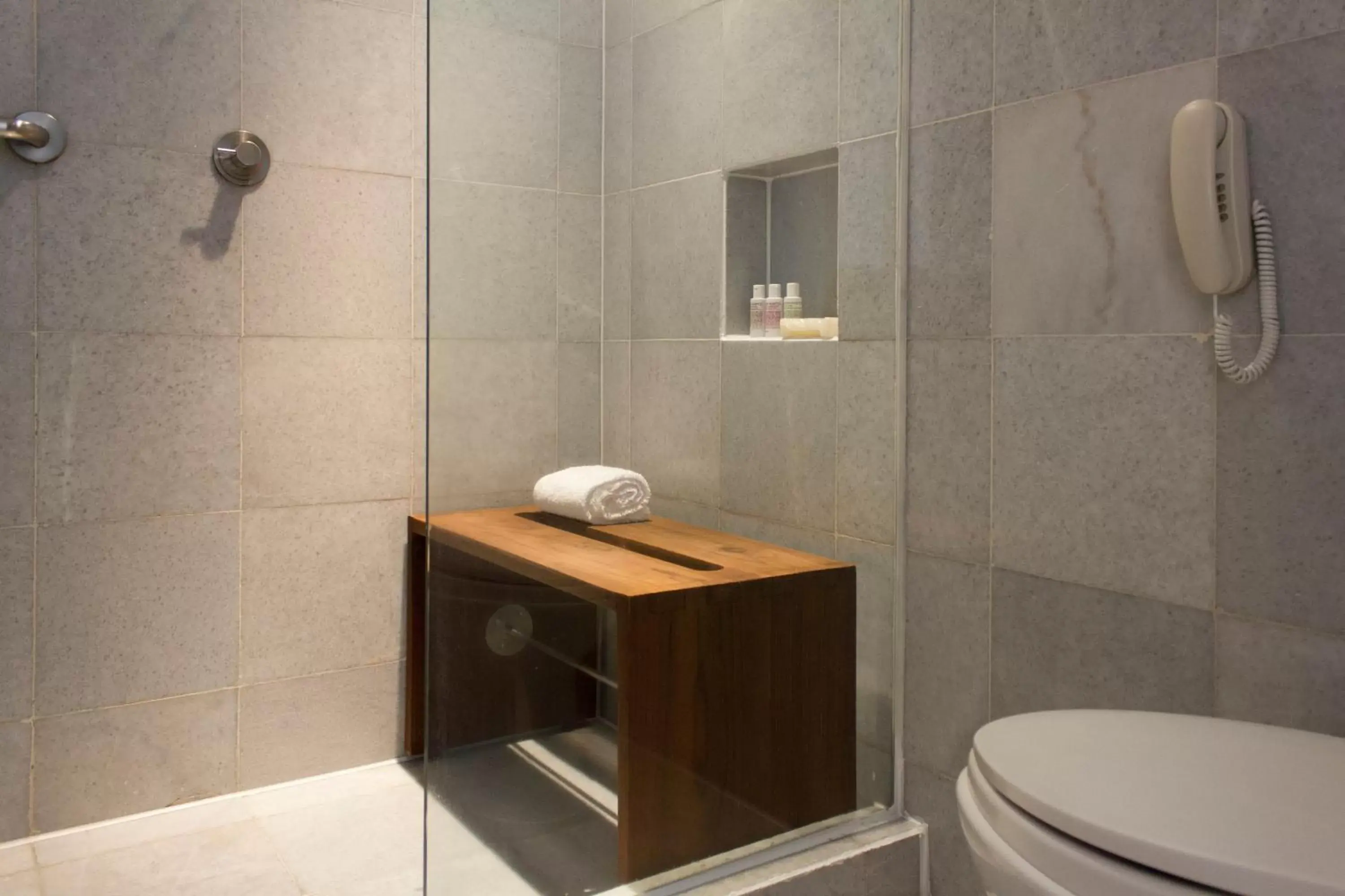 Shower, Bathroom in Habita, Mexico City, a Member of Design Hotels