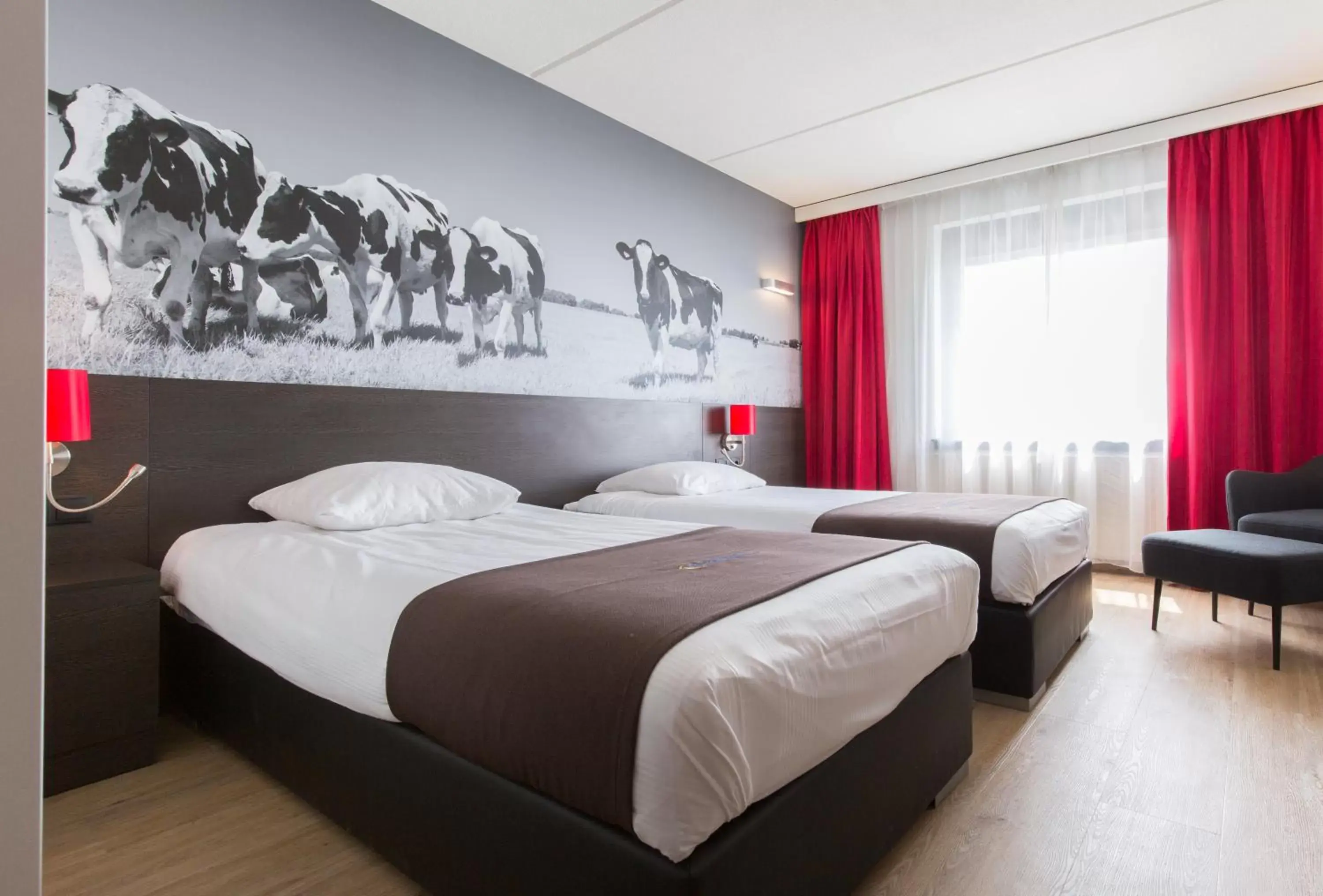 Bedroom, Bed in Bastion Hotel Almere