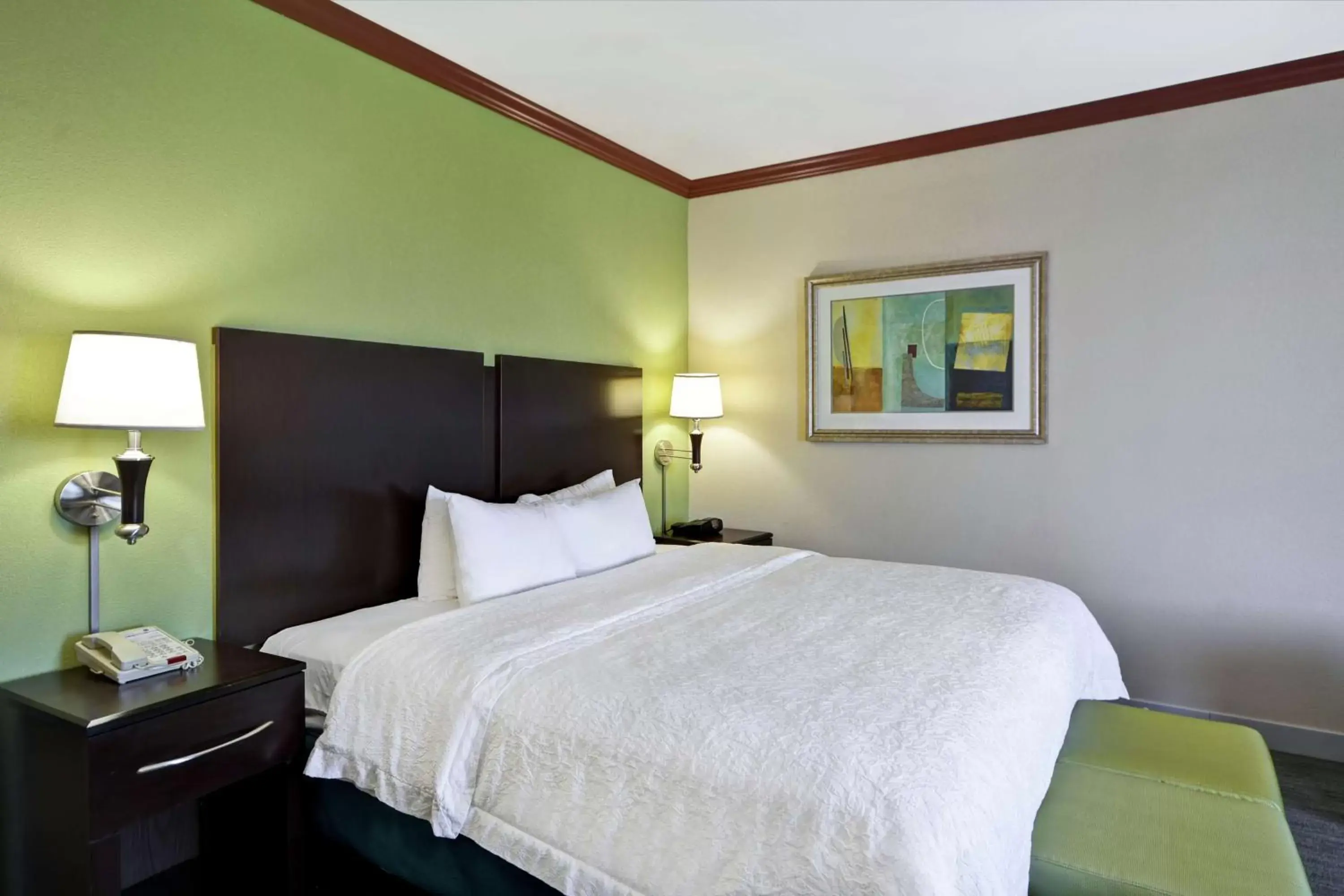 Bed in Hampton Inn & Suites Corpus Christi I-37 - Navigation Boulevard