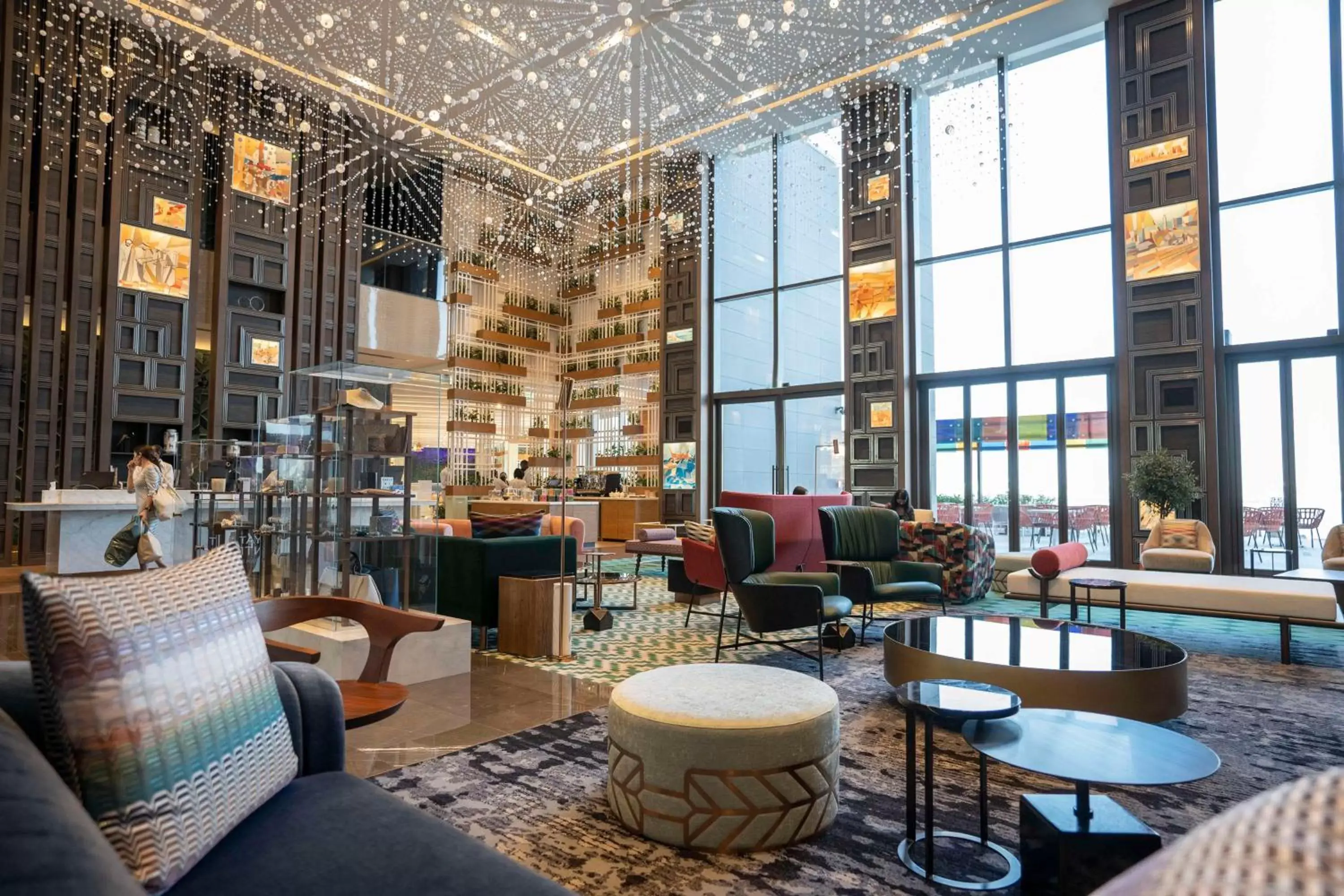 Lobby or reception, Lounge/Bar in Hyatt Centric Jumeirah Dubai