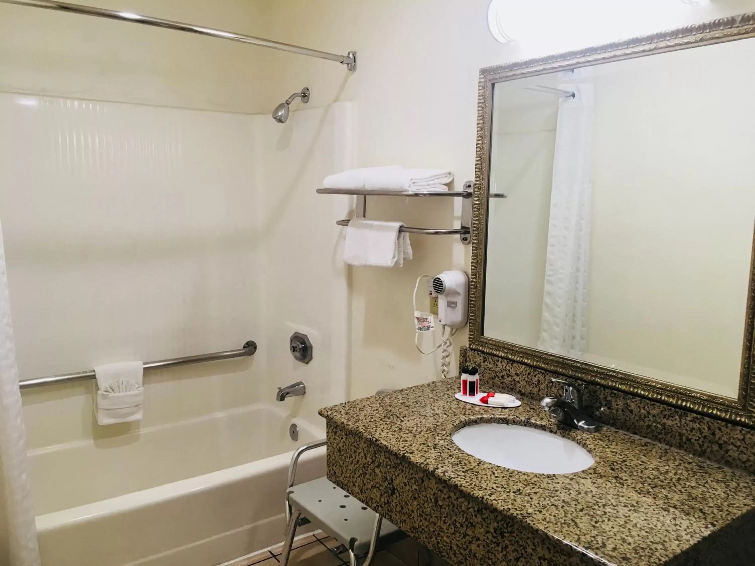 Bathroom in Super 8 by Wyndham San Diego Hotel Circle