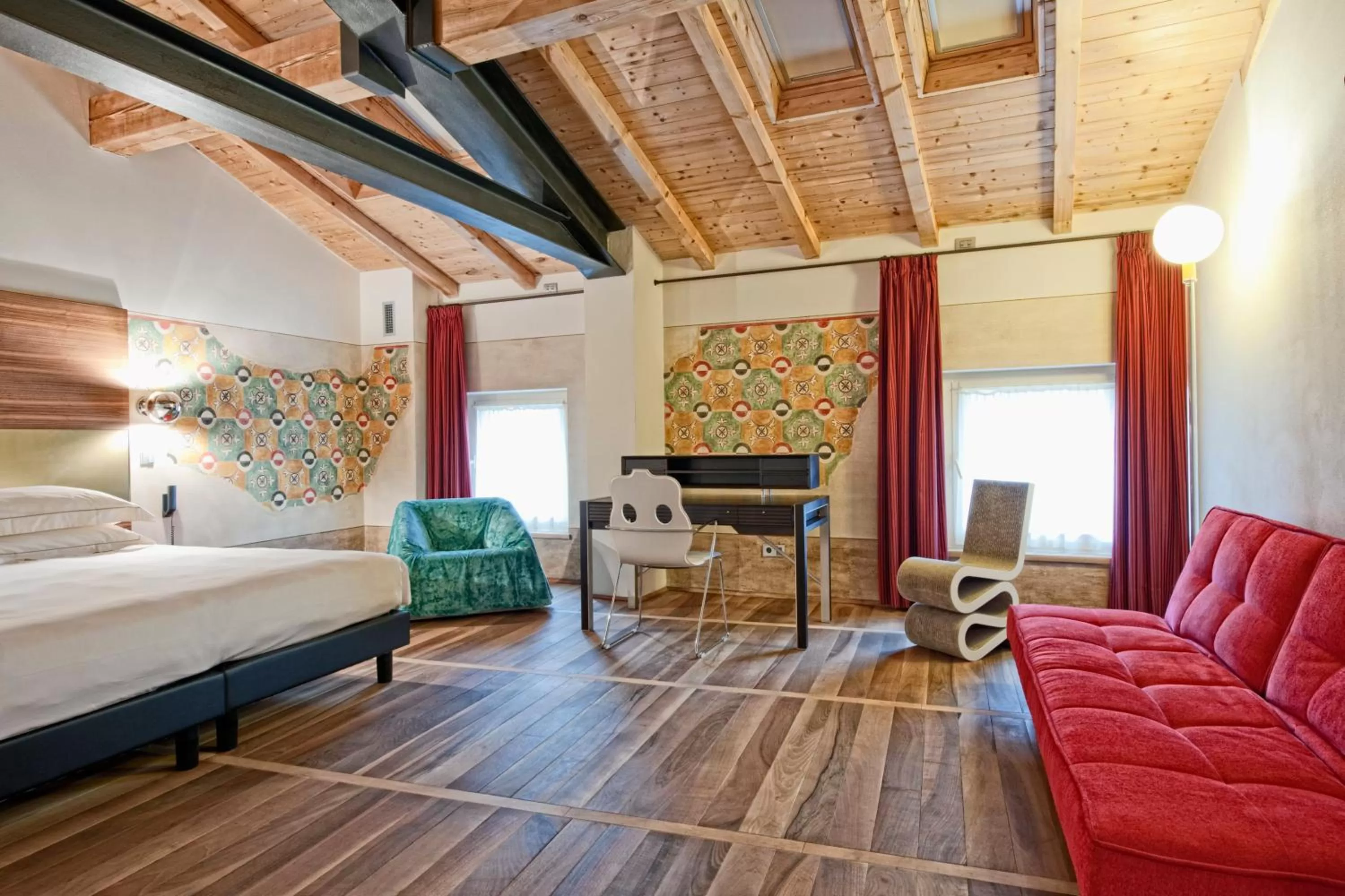 Photo of the whole room, Bed in Hotel Veronesi La Torre
