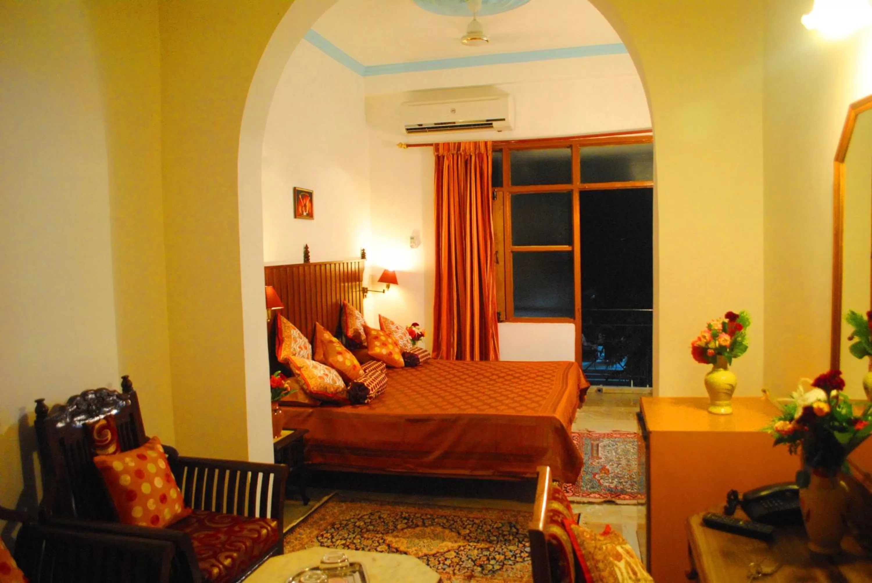 Night, Bed in Hotel Harmony