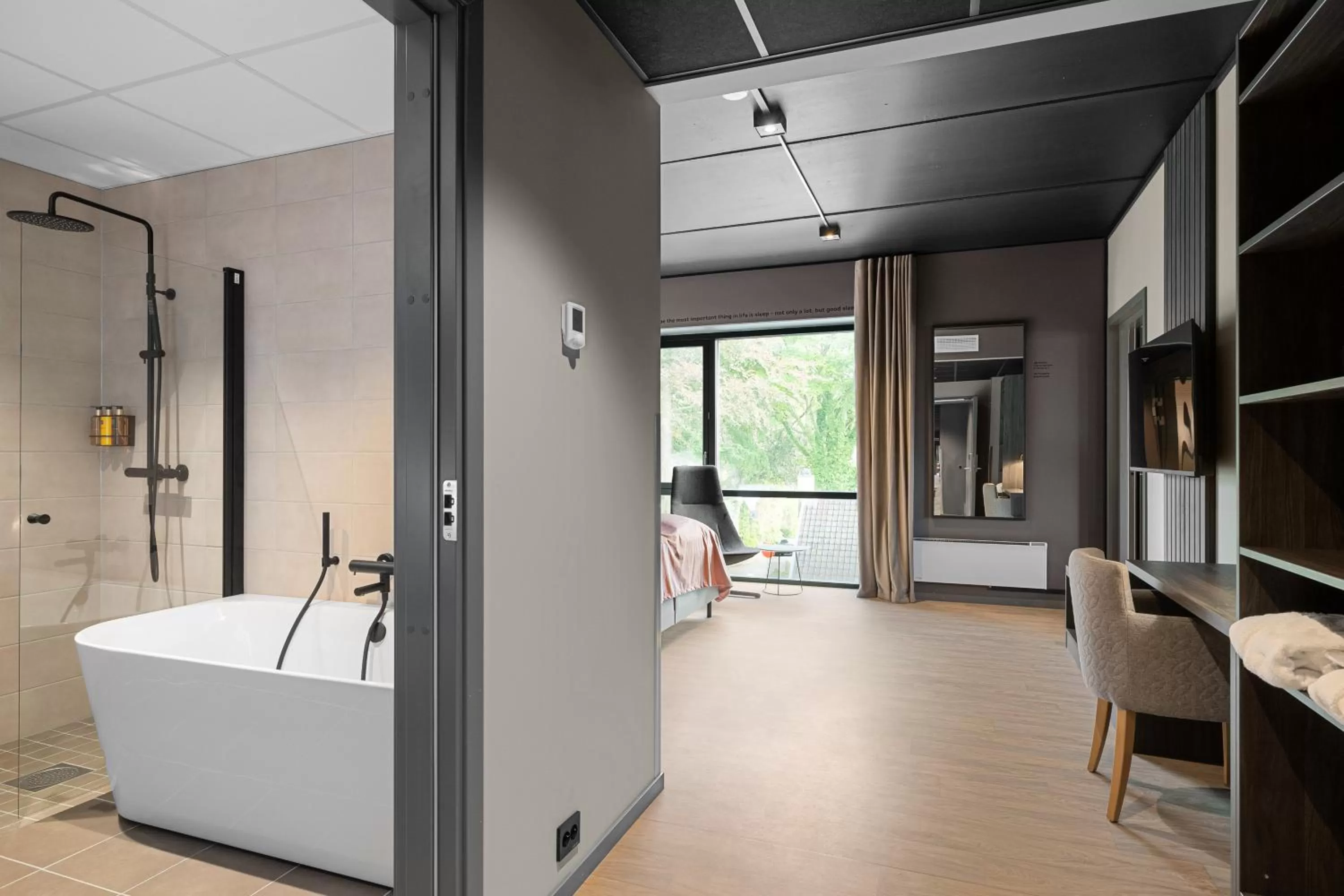 Shower in Hotell Jæren