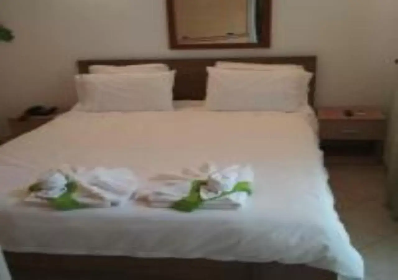 Bed in Hotel Fotini