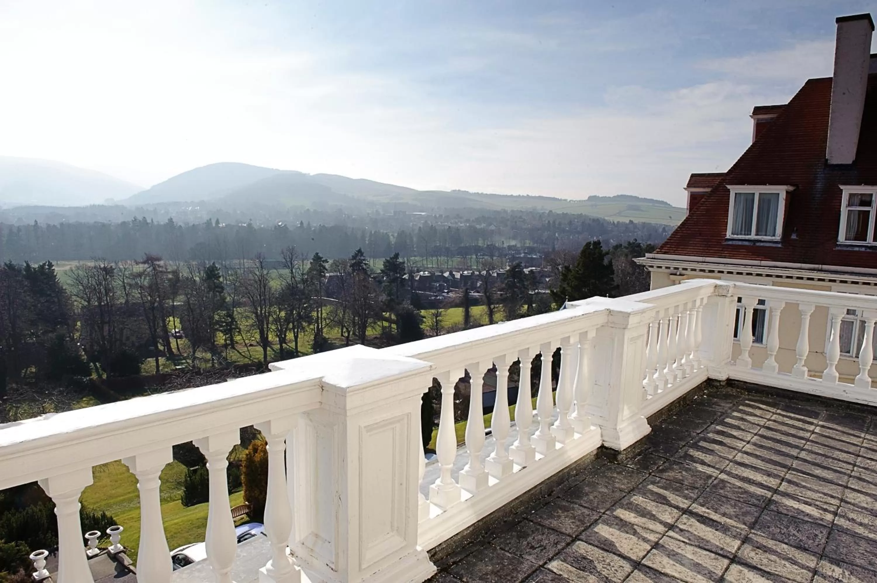 Mountain view in Peebles Hydro