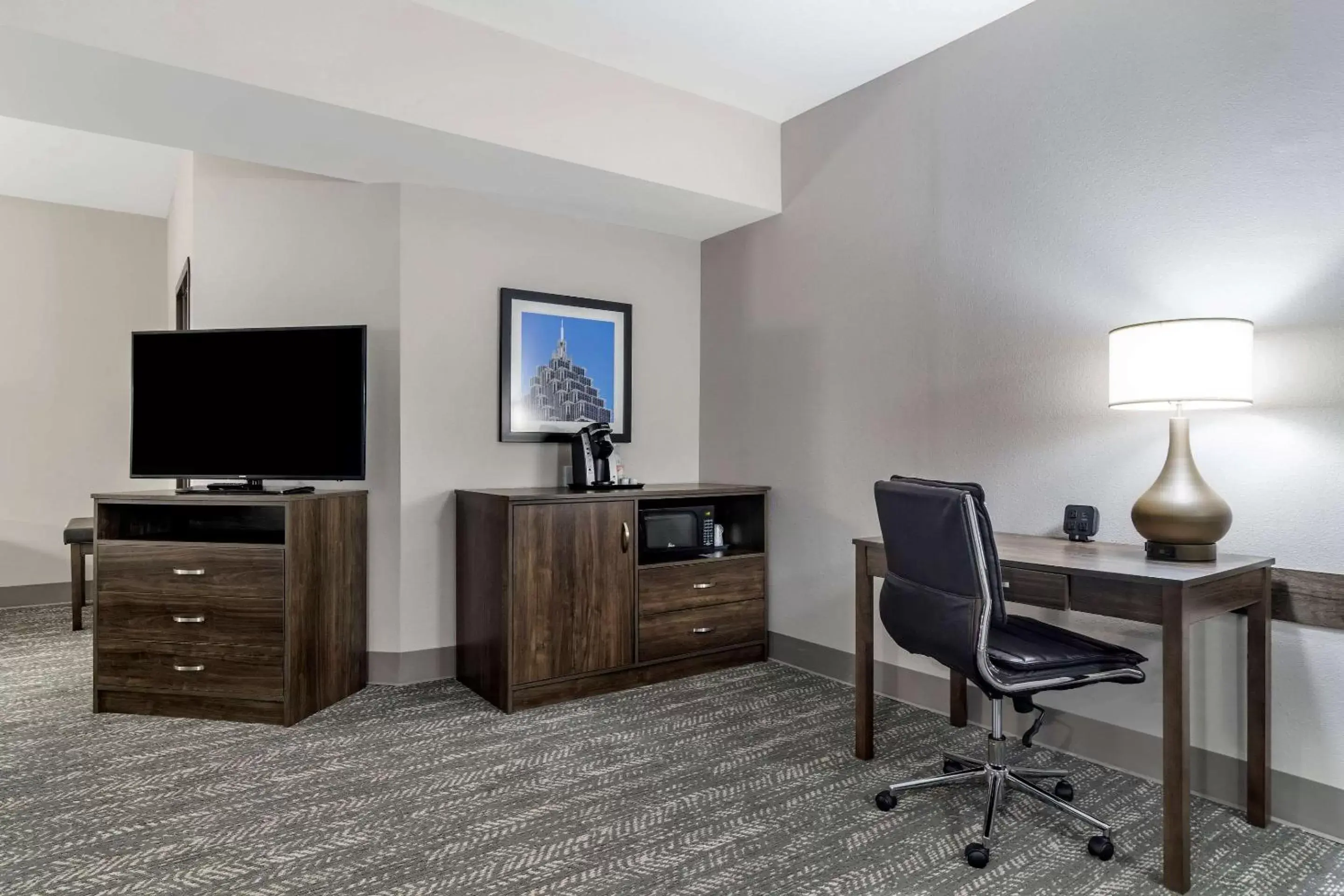Photo of the whole room, TV/Entertainment Center in Comfort Suites McDonough Atlanta South