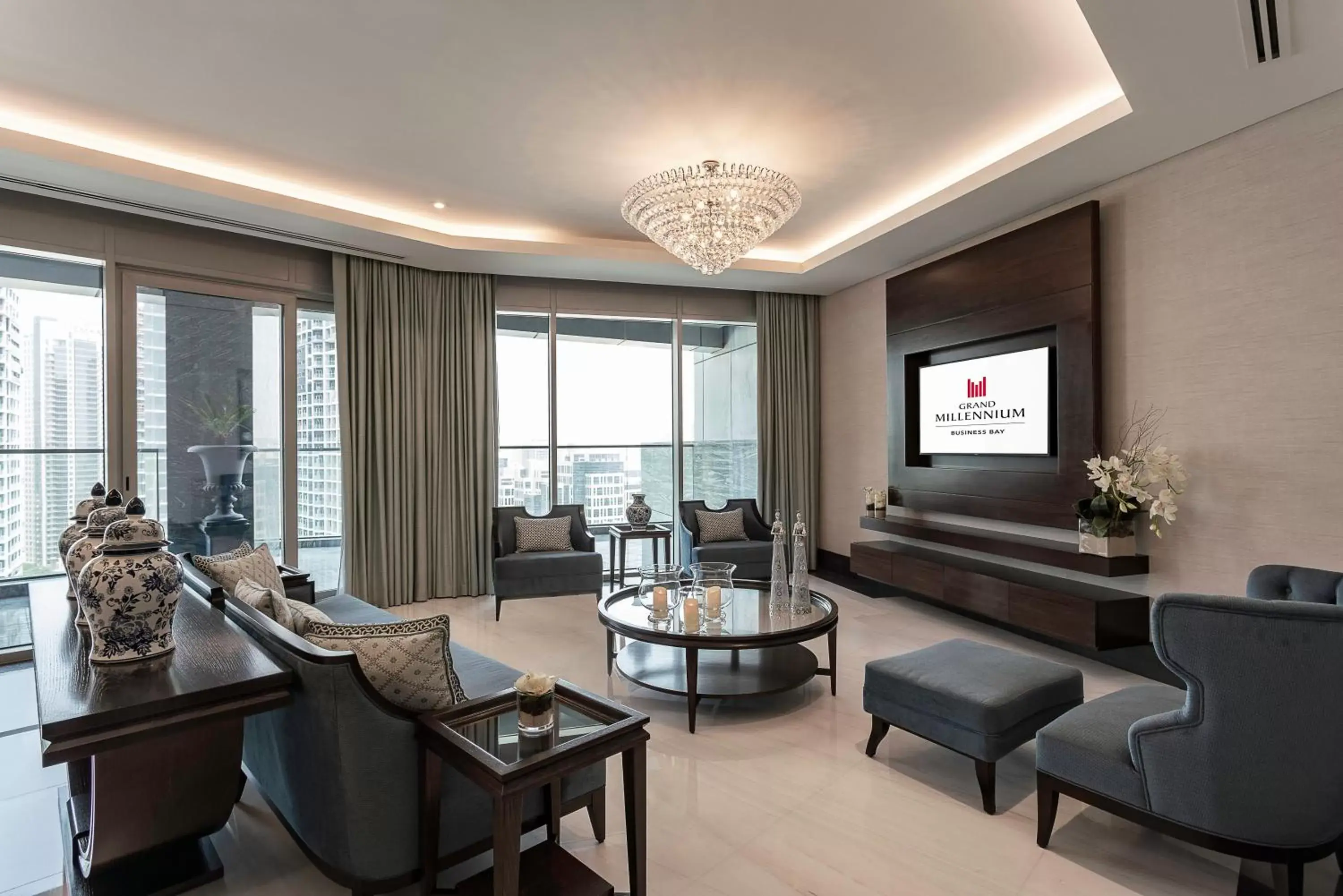 Living room, Seating Area in Grand Millennium Business Bay