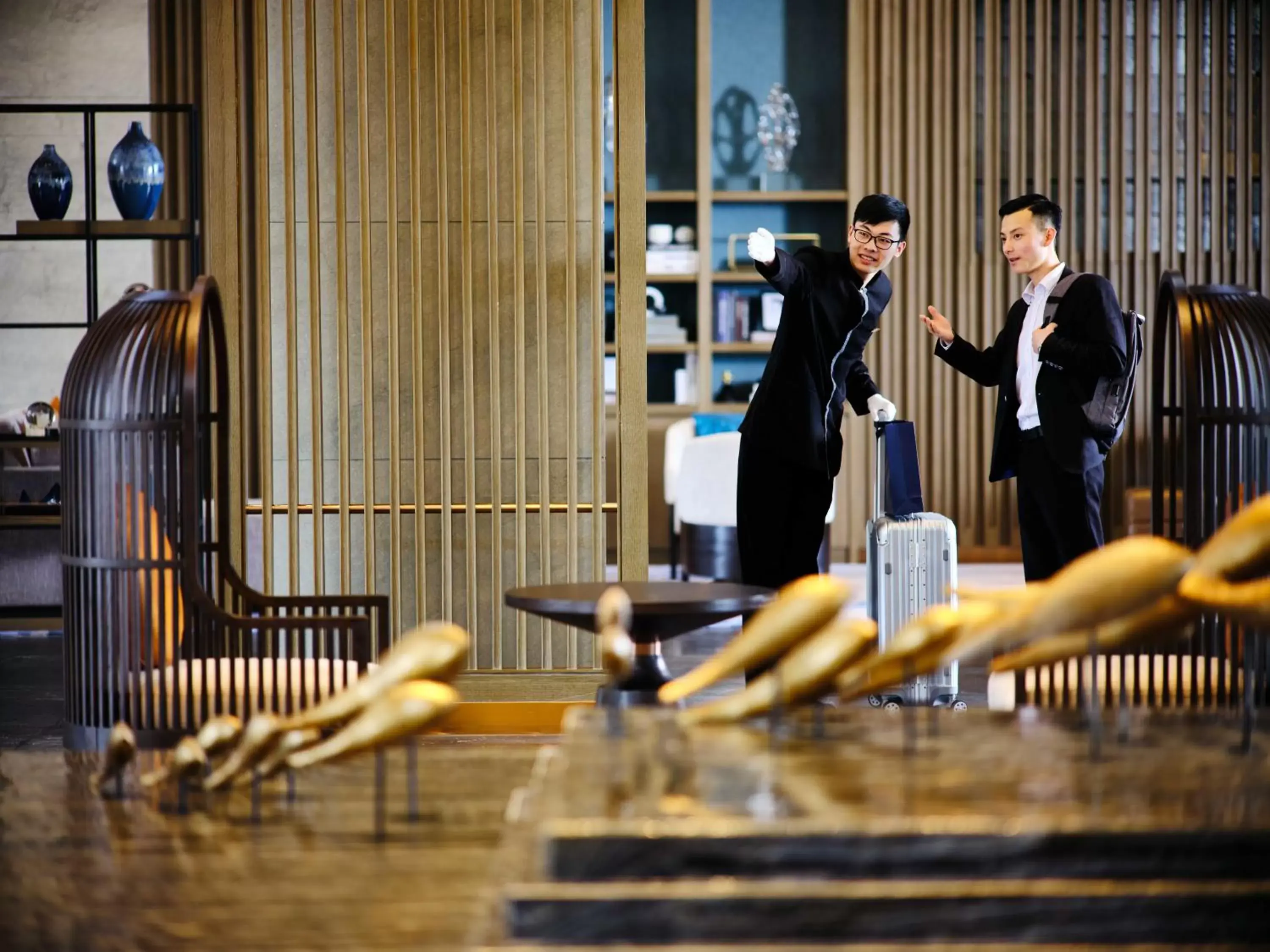 Lobby or reception in Primus Hotel Shanghai Sanjiagang - Offer Pudong International Airport and Disney shuttle Lobby or reception in Primus Hotel Shanghai Sanjiagang - Offer Pudong International Airport and Disney shuttle