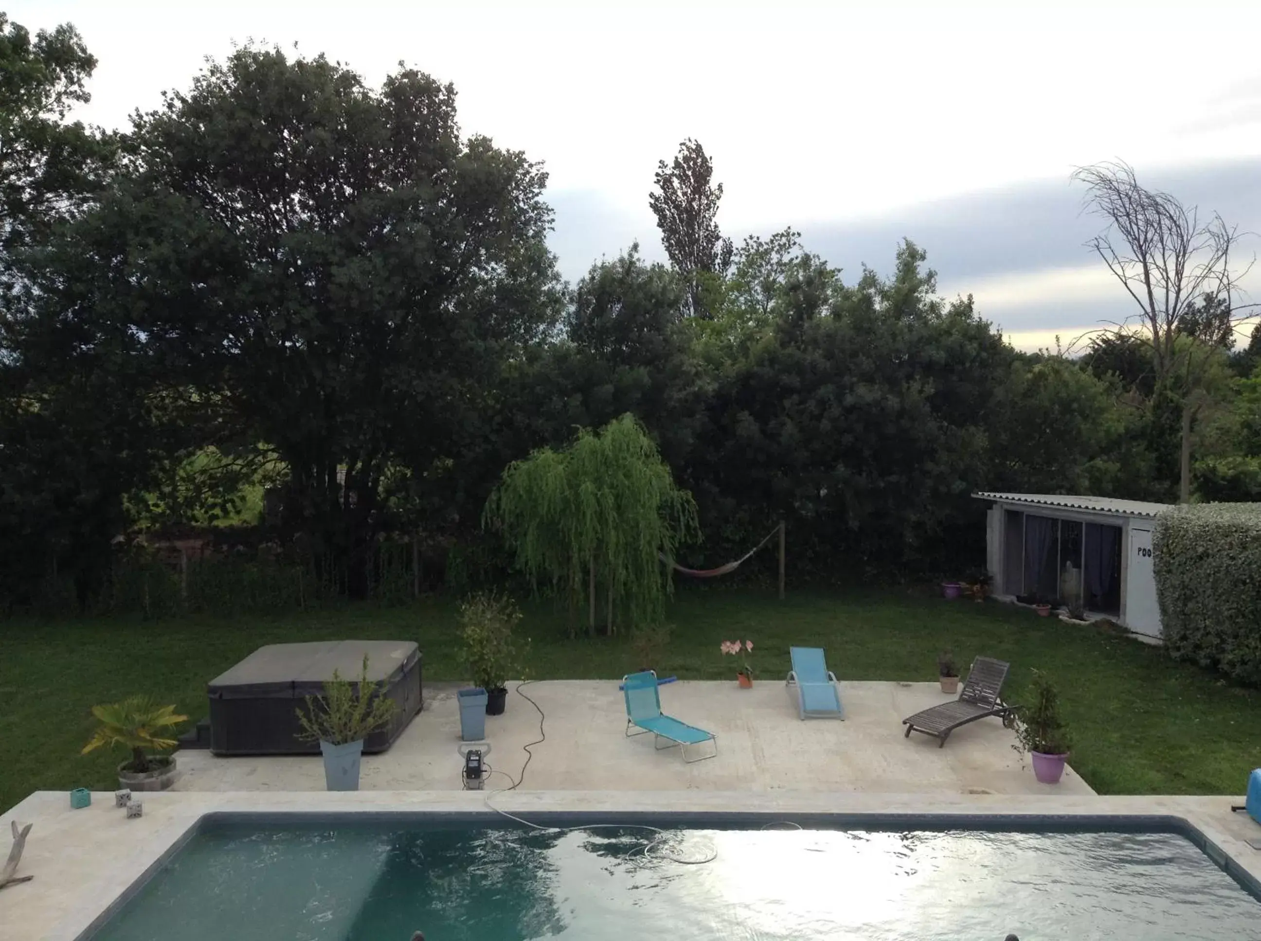 Garden, Pool View in Le Mazet Chambre d'Hôtes