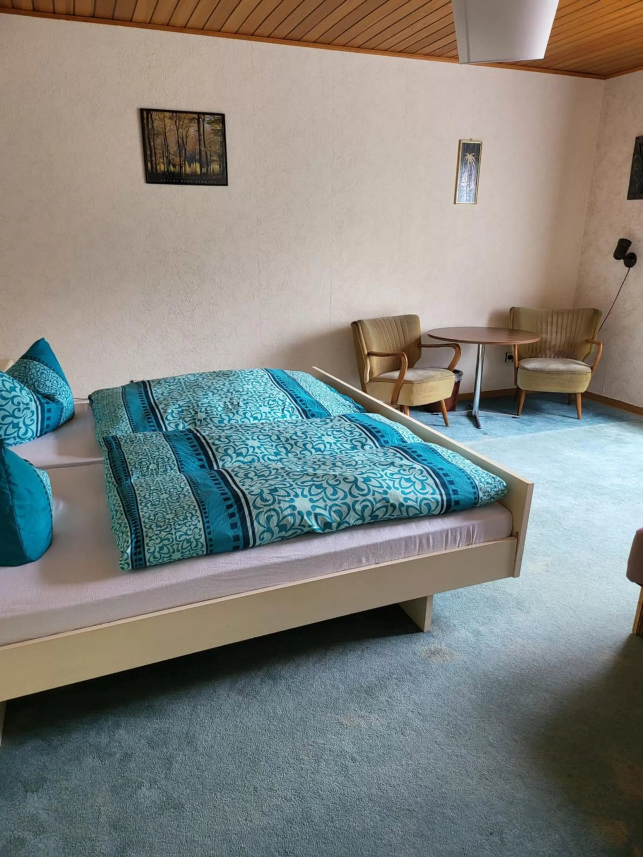 Living room, Bed in Hotel Zur Schanze