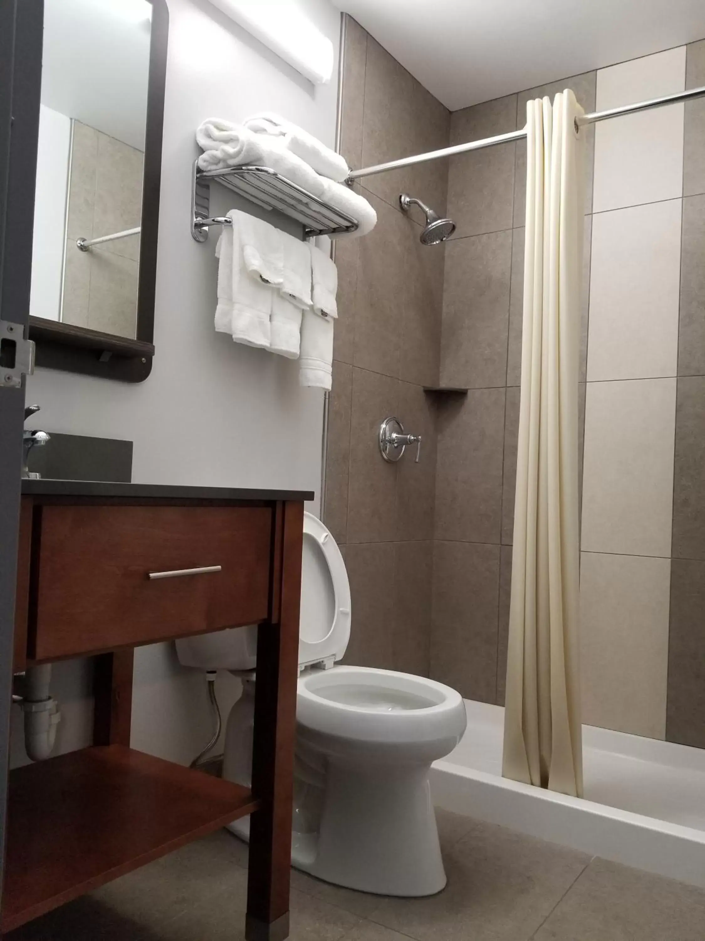 Bathroom in Quality Inn & Suites Watertown Fort Drum