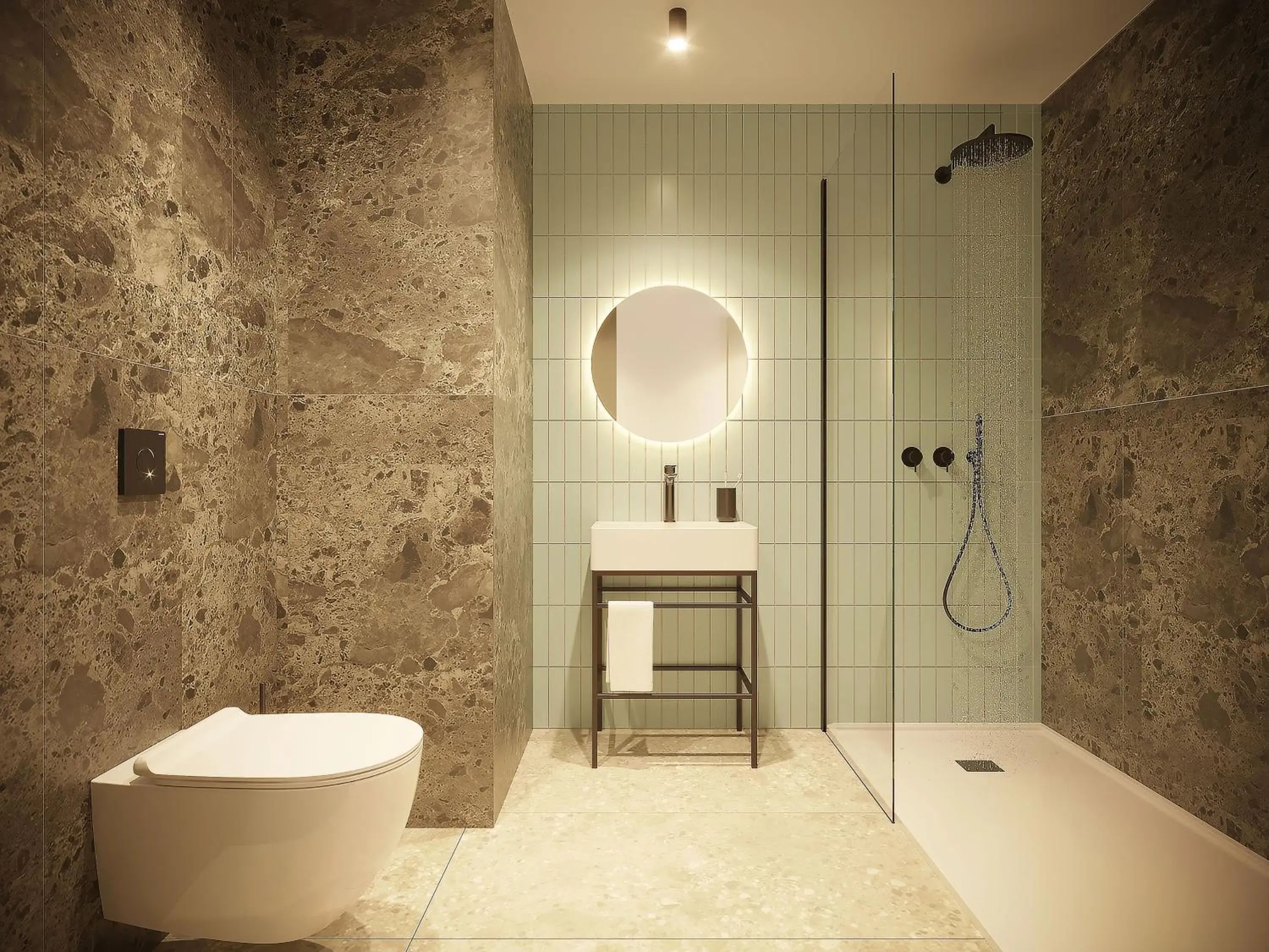 Shower, Bathroom in Hotel Scirocco St Julian's, Affiliated by Melia