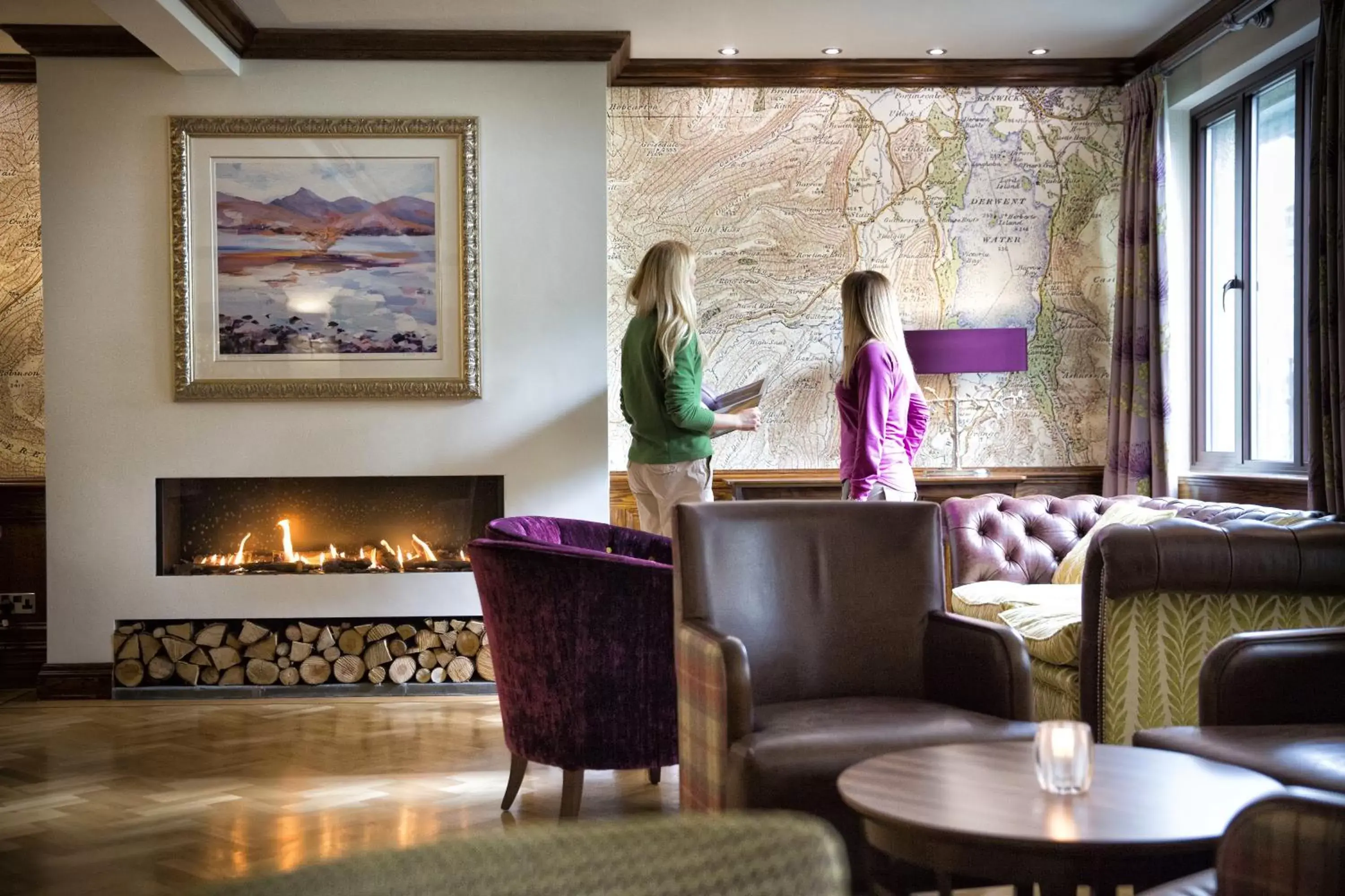 Lounge or bar, Lobby/Reception in The Borrowdale Hotel