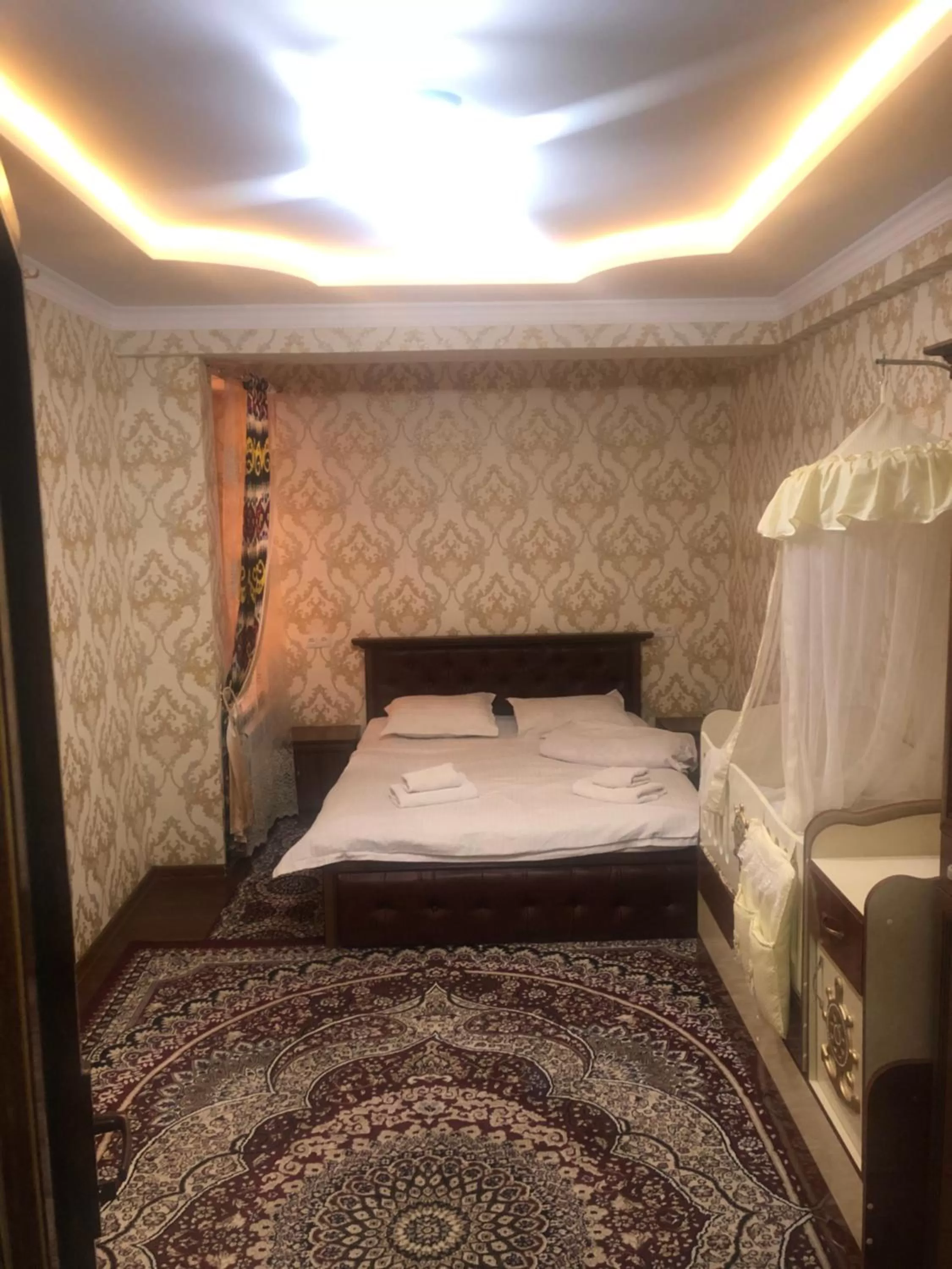 Bed in Tilyakori Hotel