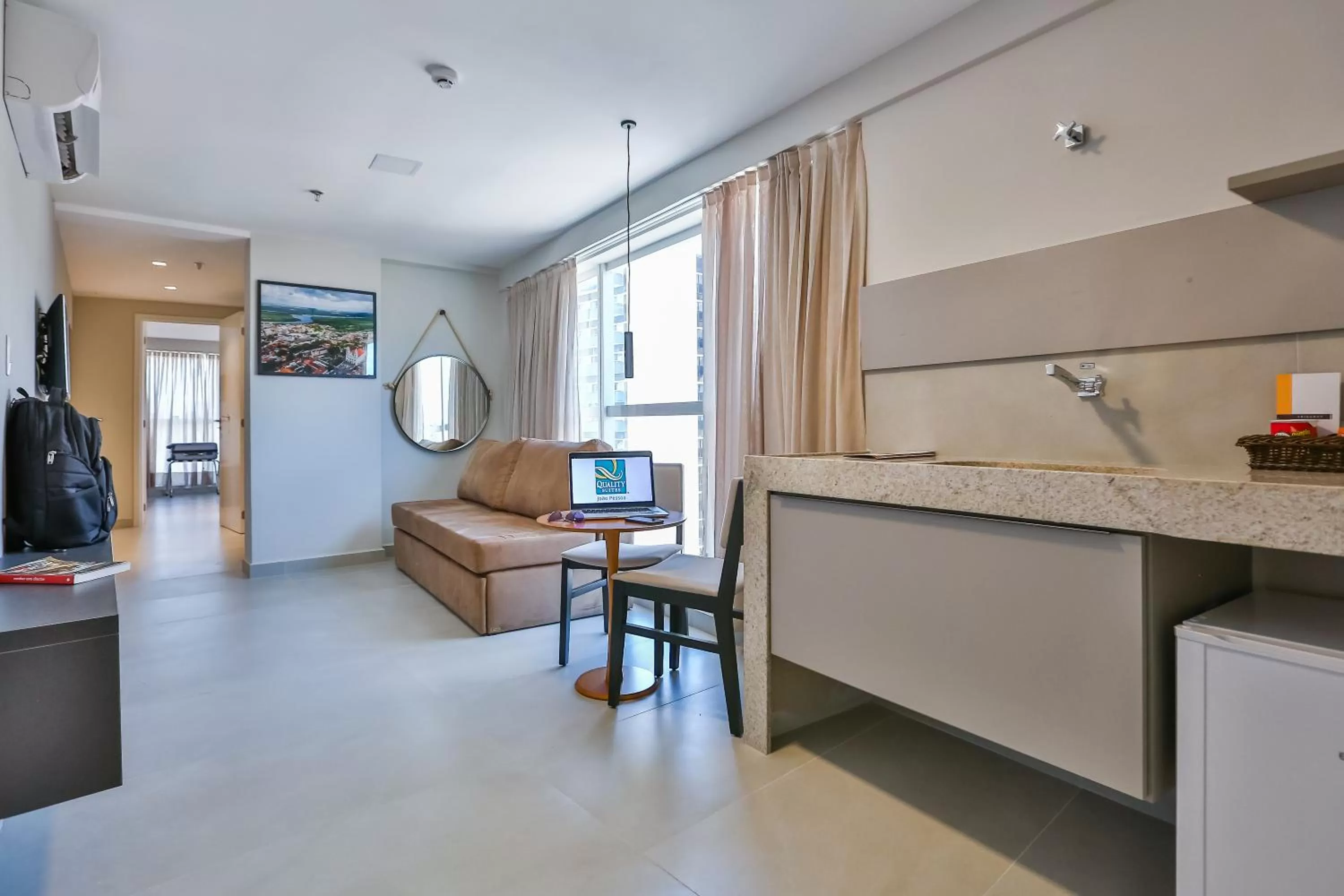 Living room in Quality Suítes João Pessoa