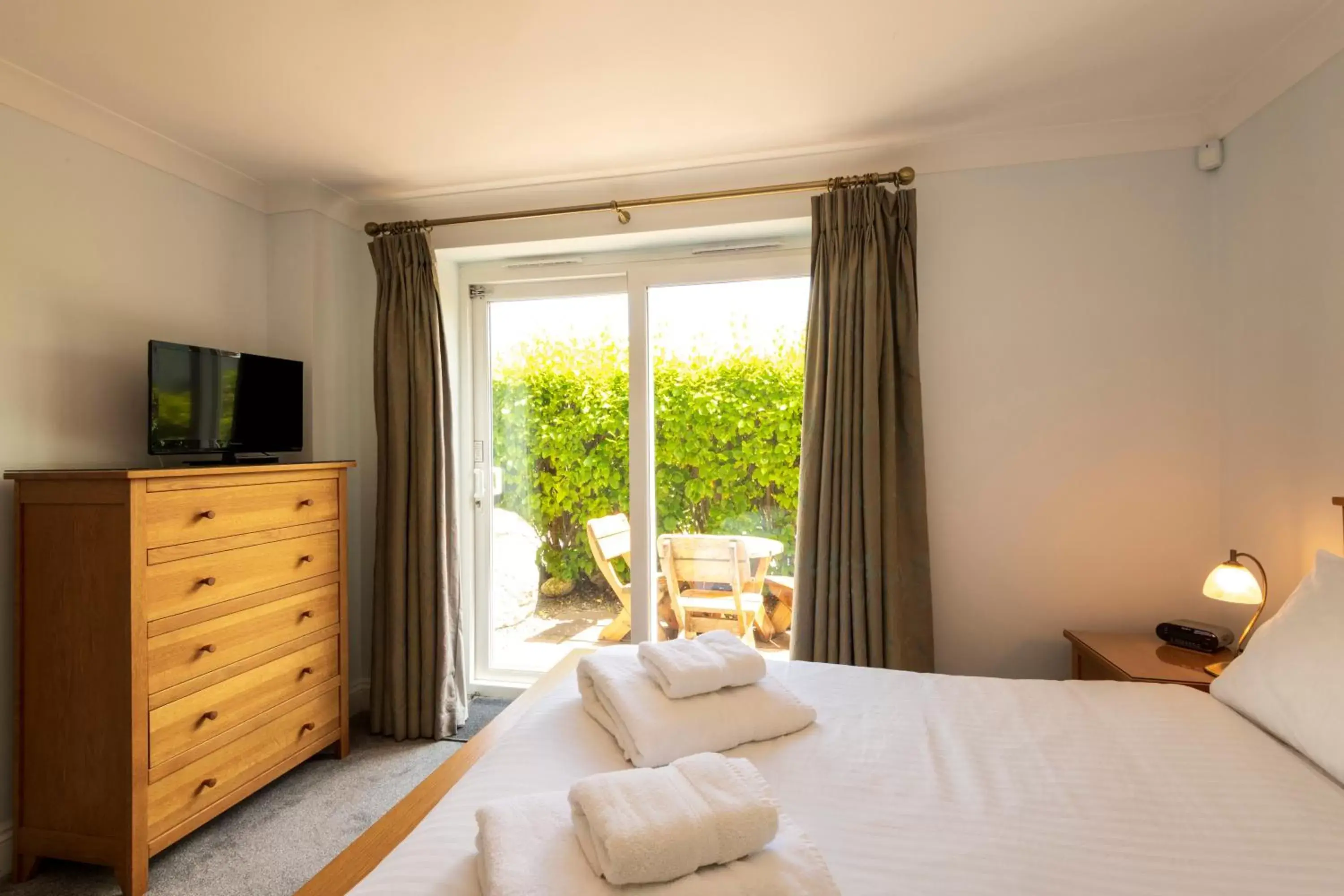 Bed in Porth Veor Manor Villas & Apartments