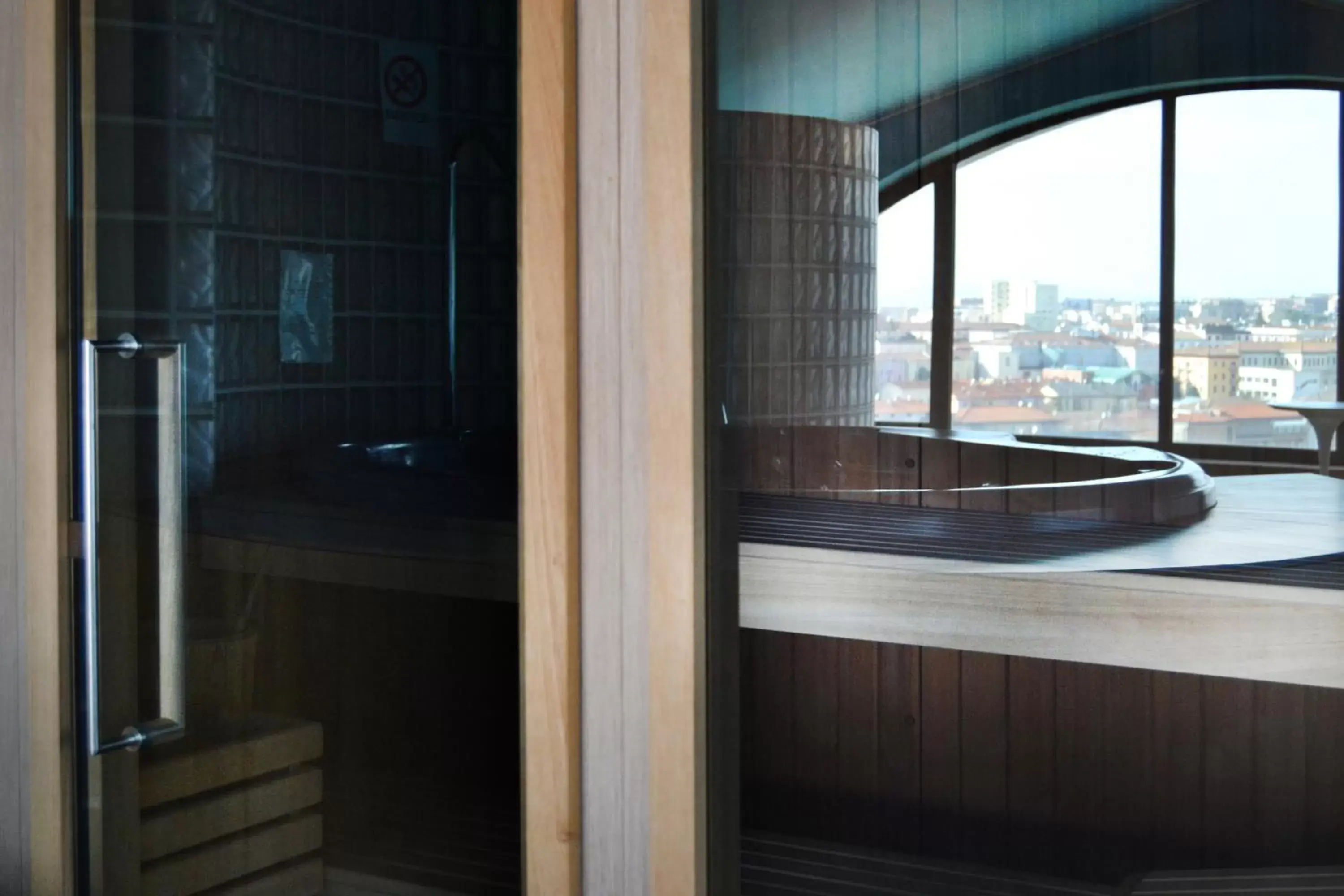 Sauna, Bathroom in don guglielmo panoramic Hotel & Spa