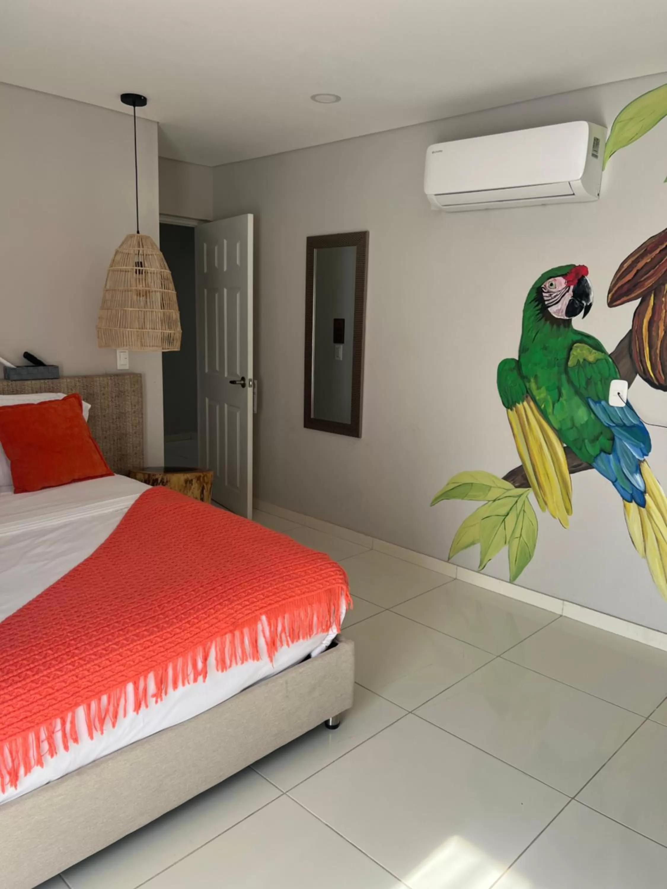 Bed in Hotel Boutique Casa chunuu Santa Marta