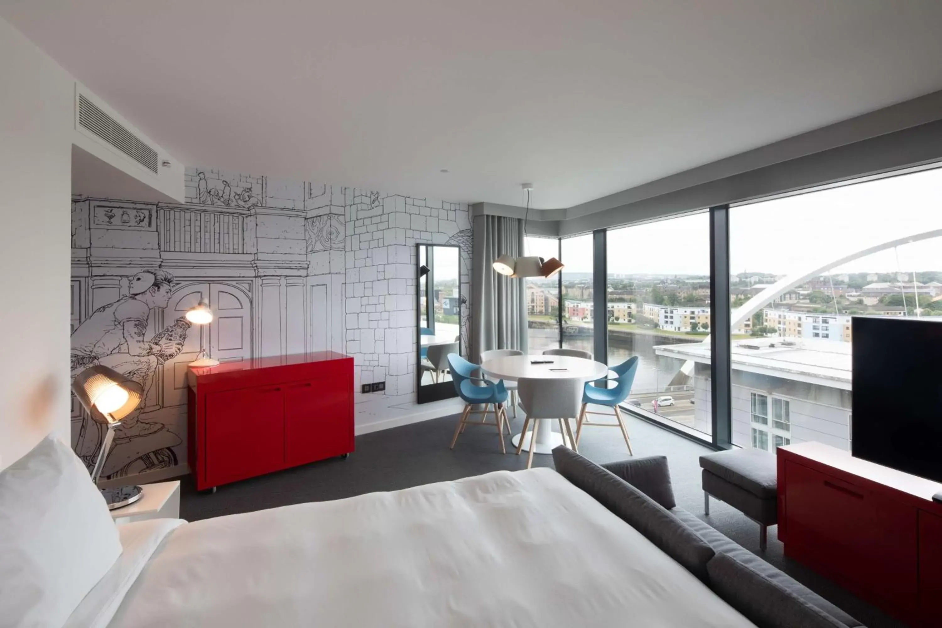 Photo of the whole room, Seating Area in Radisson RED Hotel, Glasgow