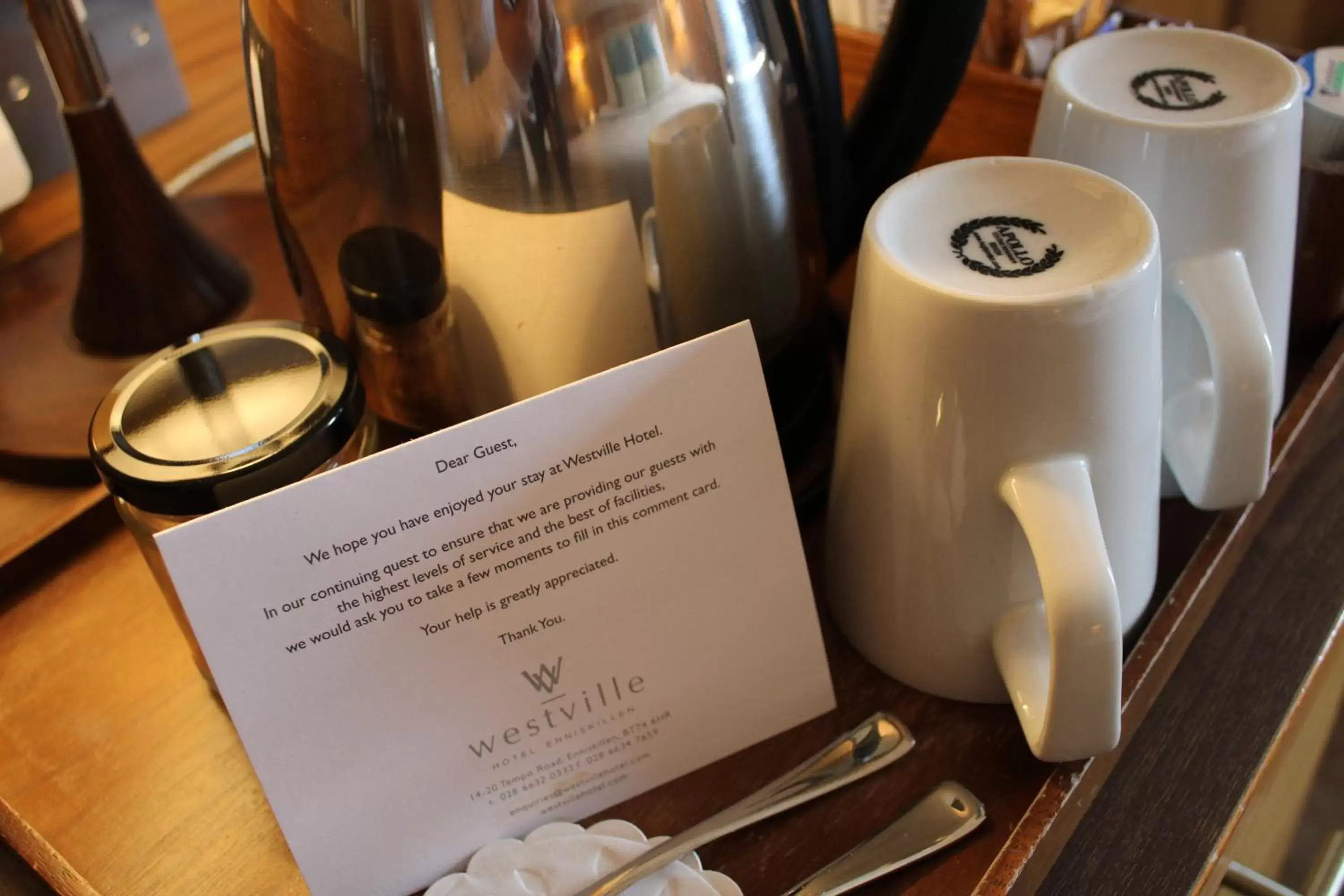 Coffee/tea facilities in Westville Hotel