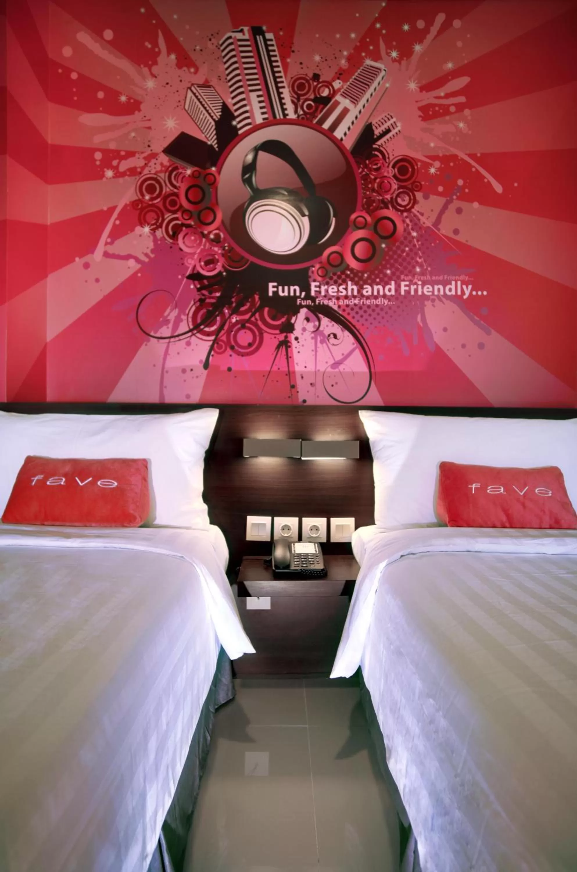 Bed in favehotel Gatot Subroto Jakarta