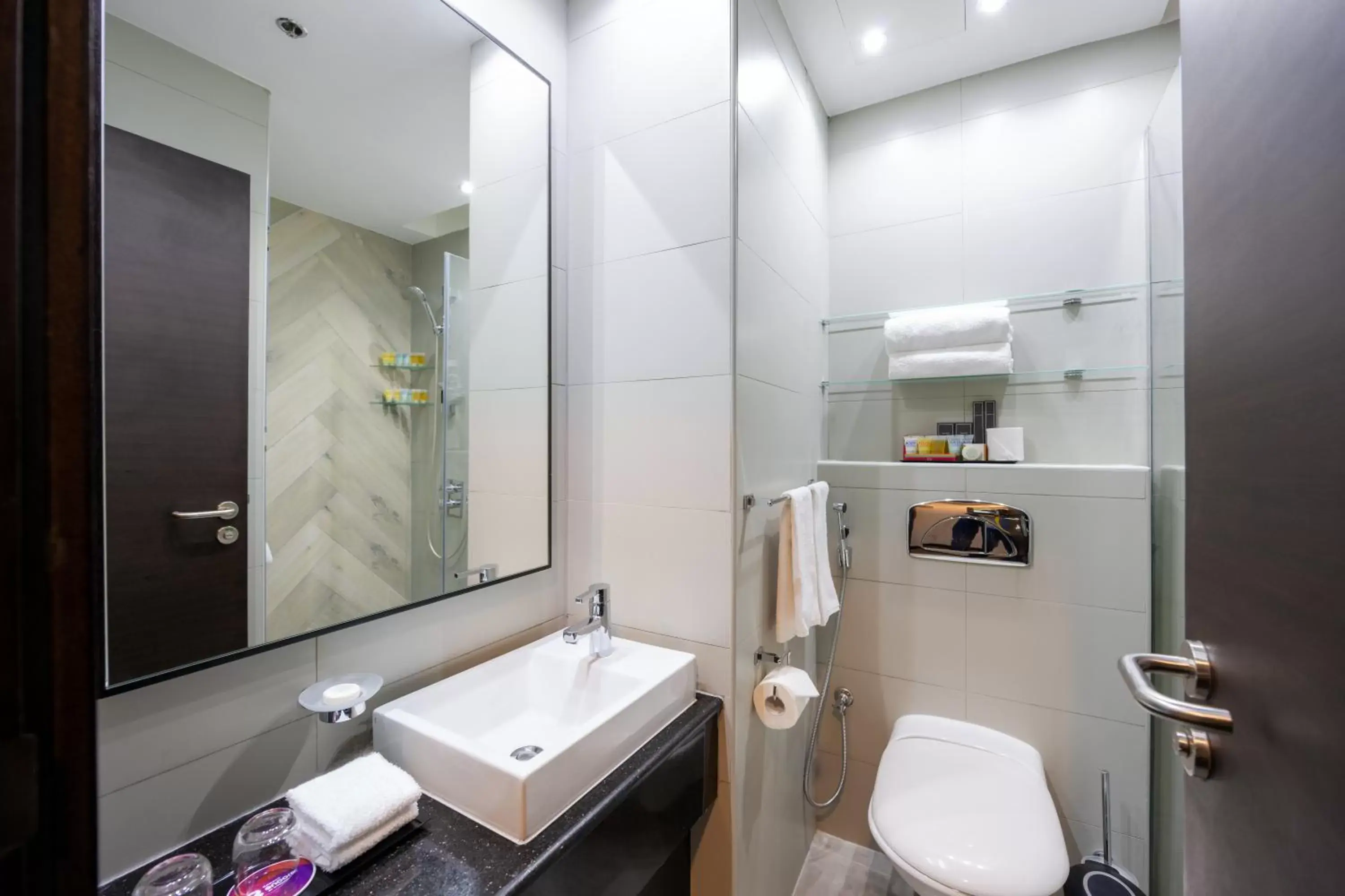 Bathroom in Ramada Encore Doha by Wyndham