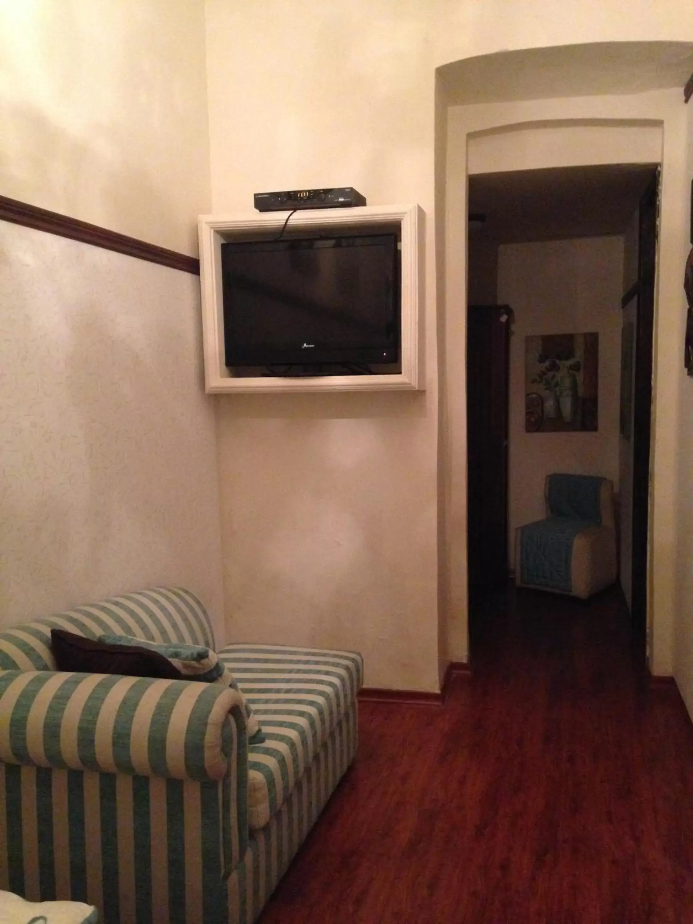 Living room, TV/Entertainment Center in Roka Plaza Hotel Boutique