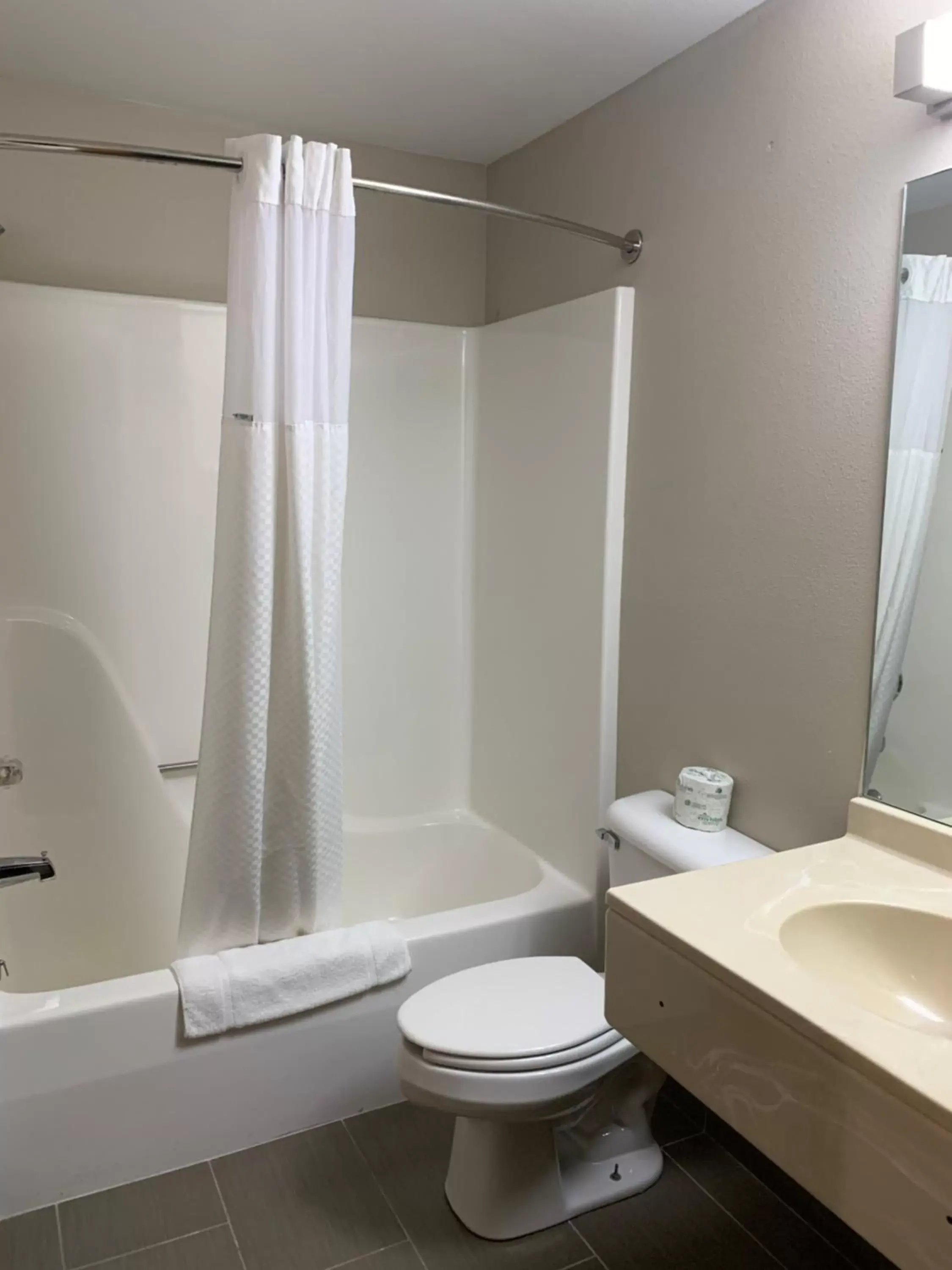 Bathroom in Microtel Inn & Suites by Wyndham Fond Du Lac