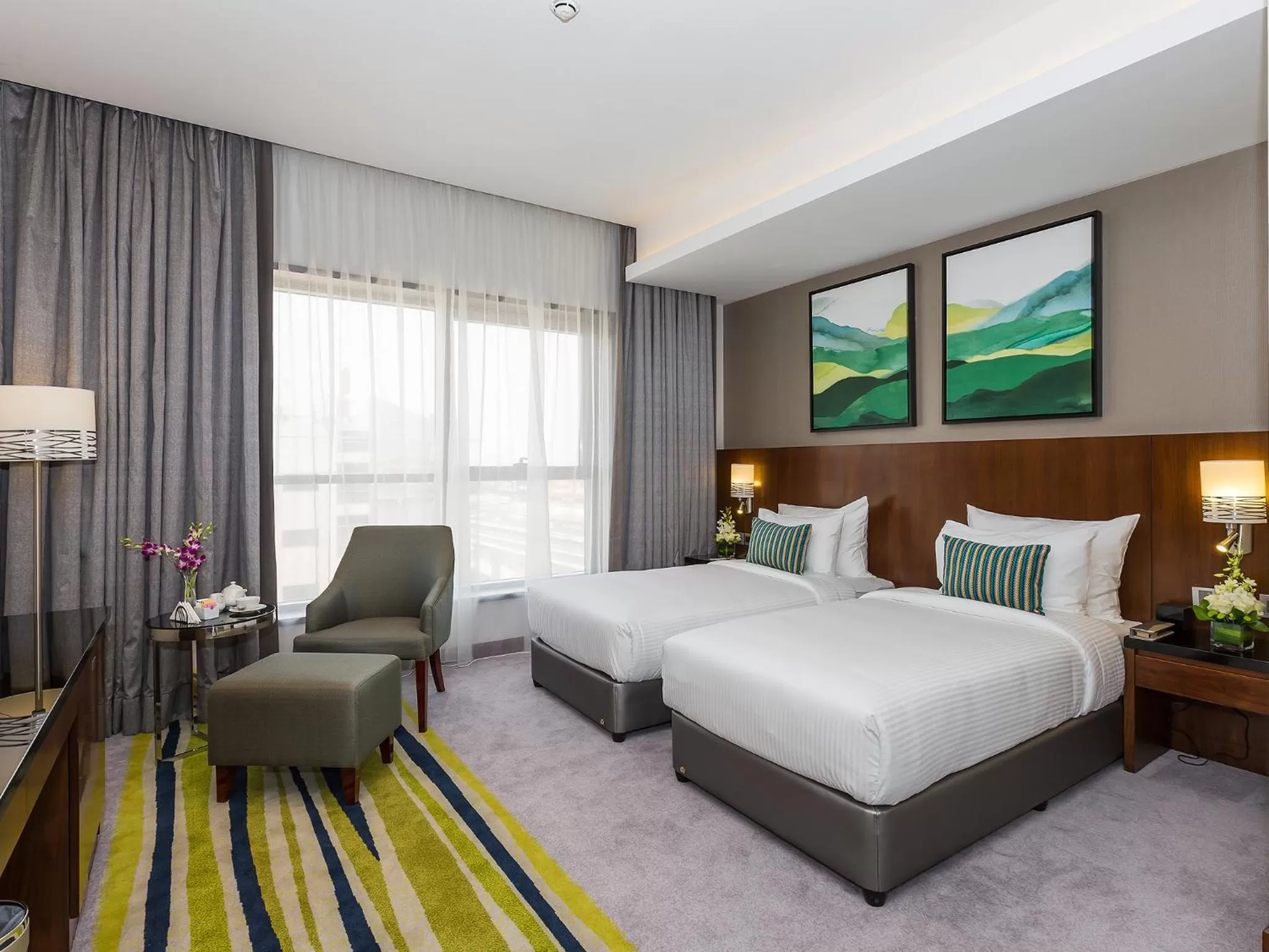 Bedroom, Bed in Flora Al Barsha Hotel At The Mall
