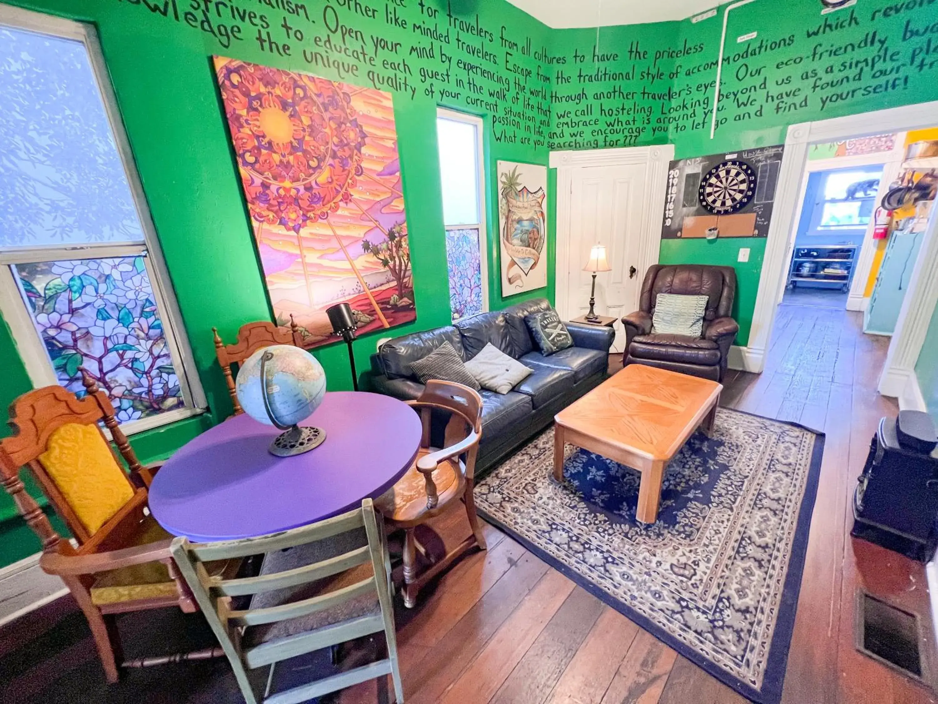 Living room, Seating Area in International Travelers House Adventure Hostel