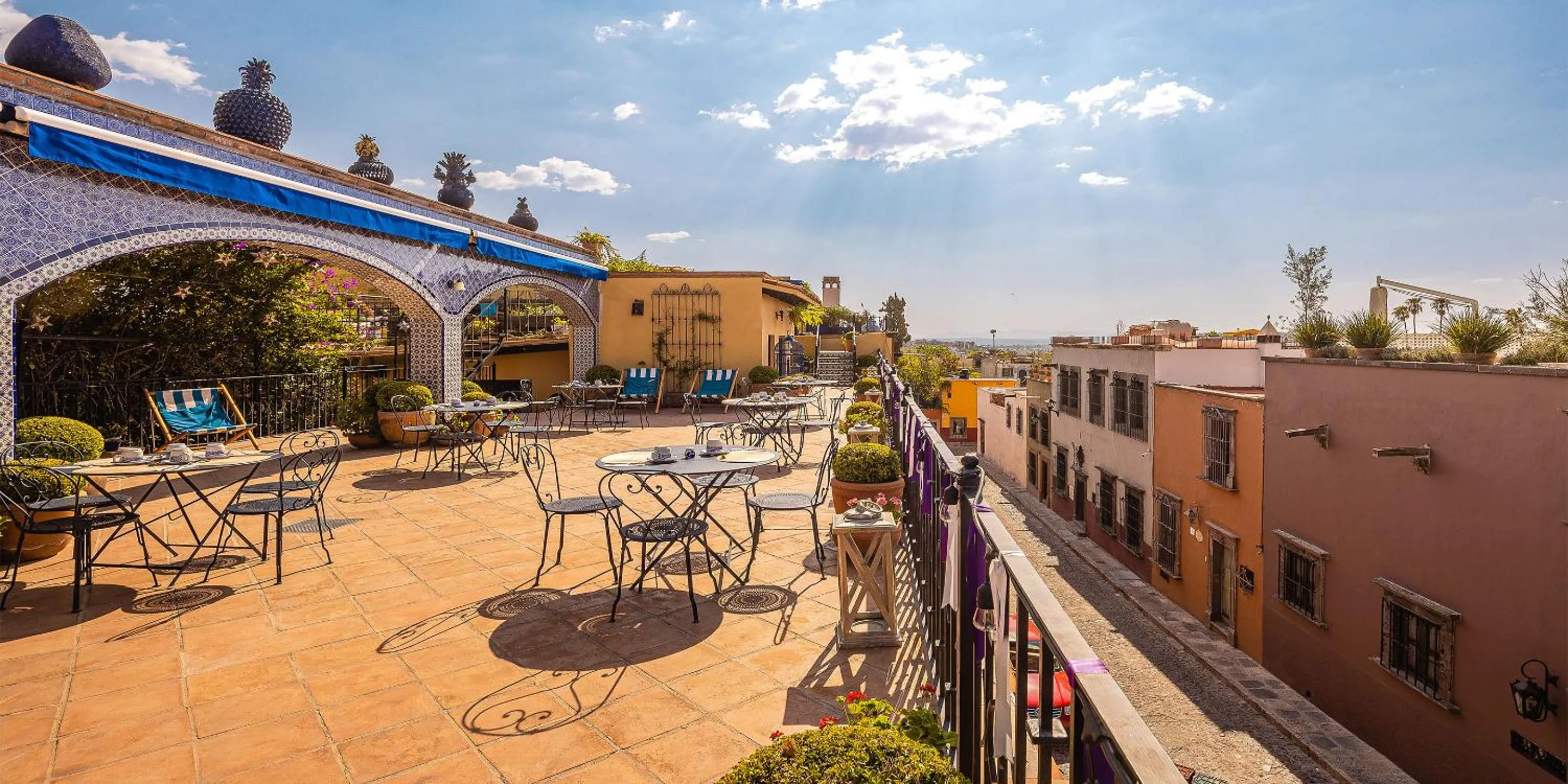 Balcony/Terrace in Hacienda El Santuario San Miguel de Allende