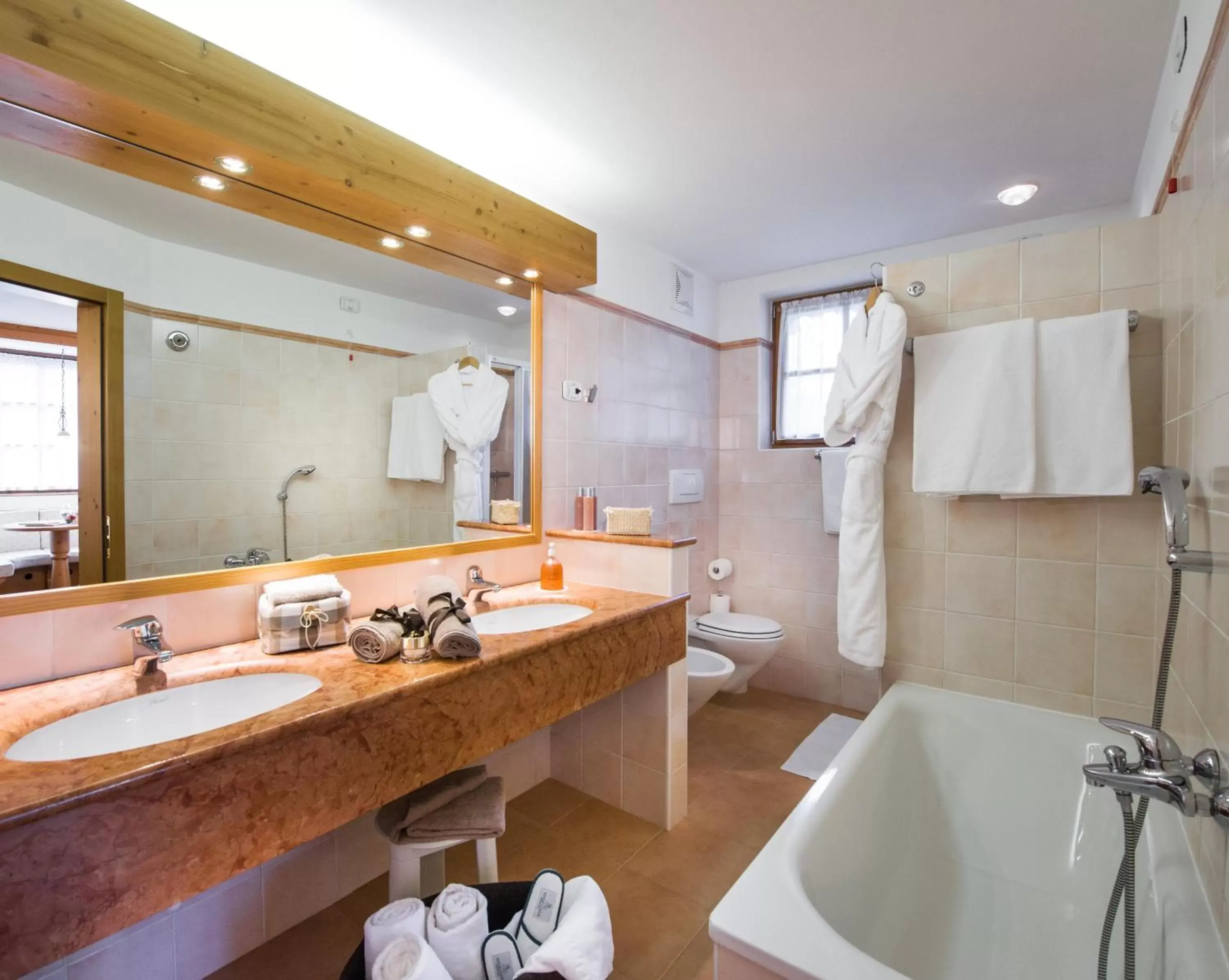 Bathroom in Bio Hotel Hermitage