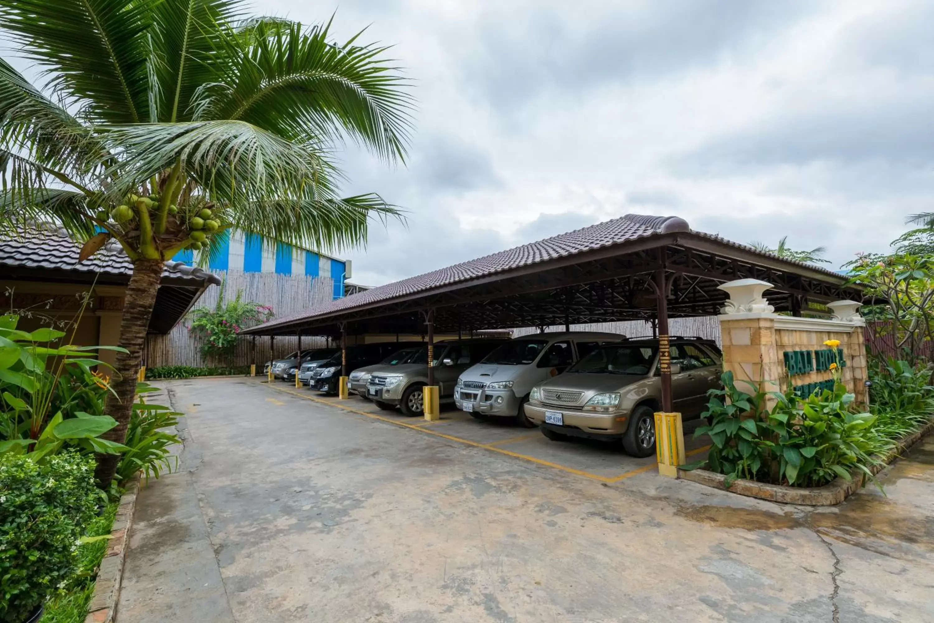 Parking, Property Building in Bali Hotel