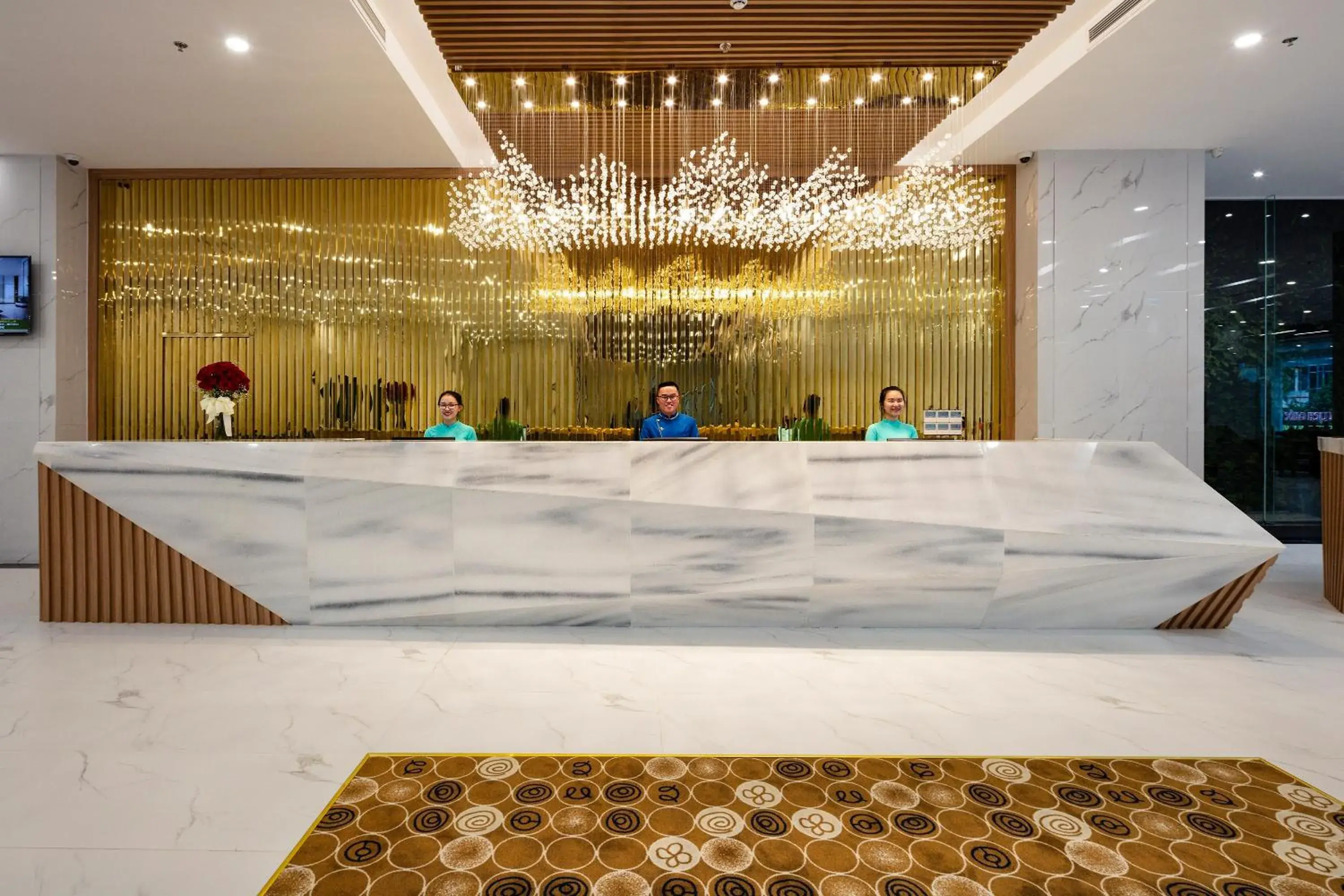 Lobby or reception in Virgo Hotel