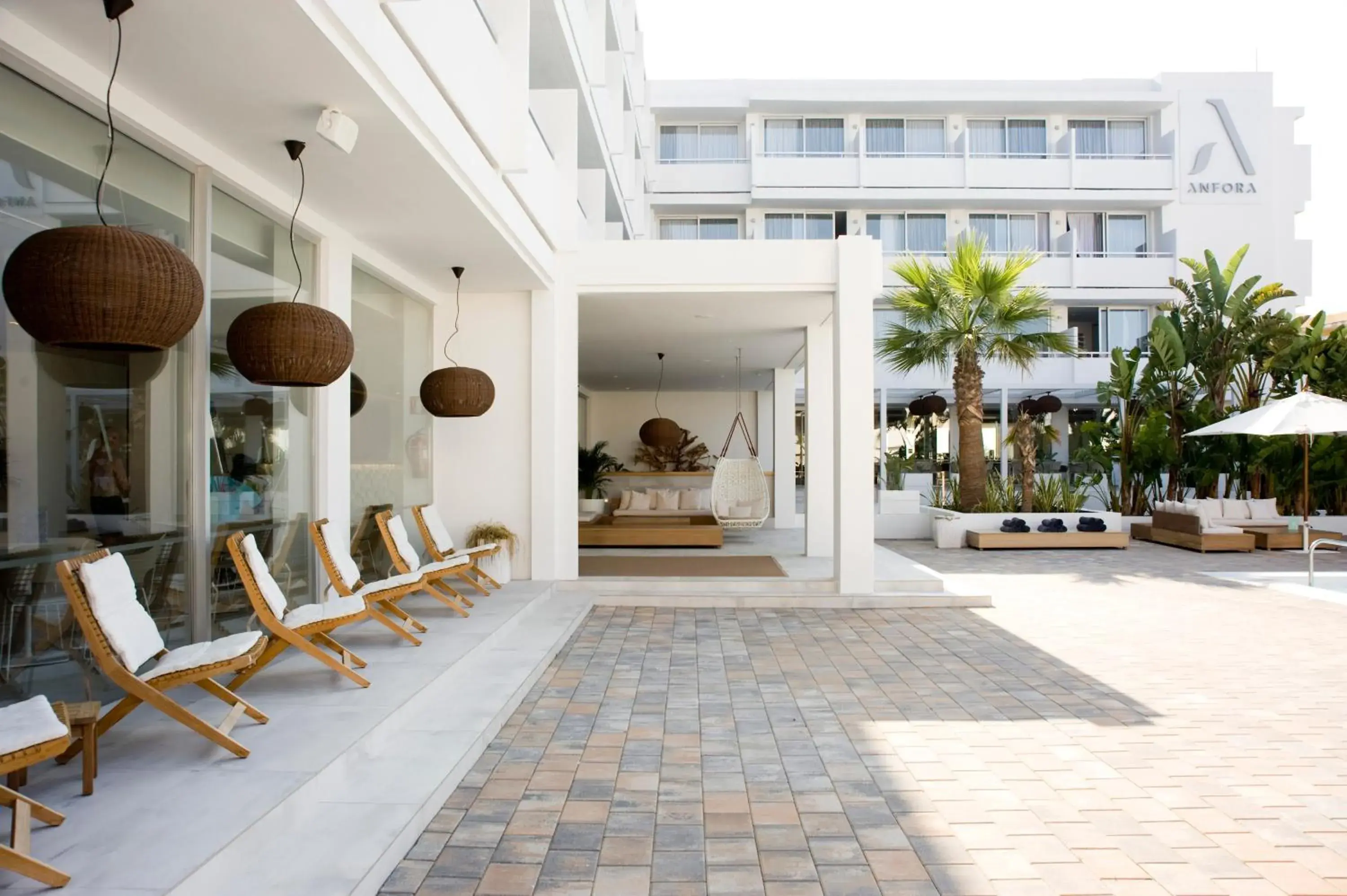 Patio in Hotel Anfora Ibiza