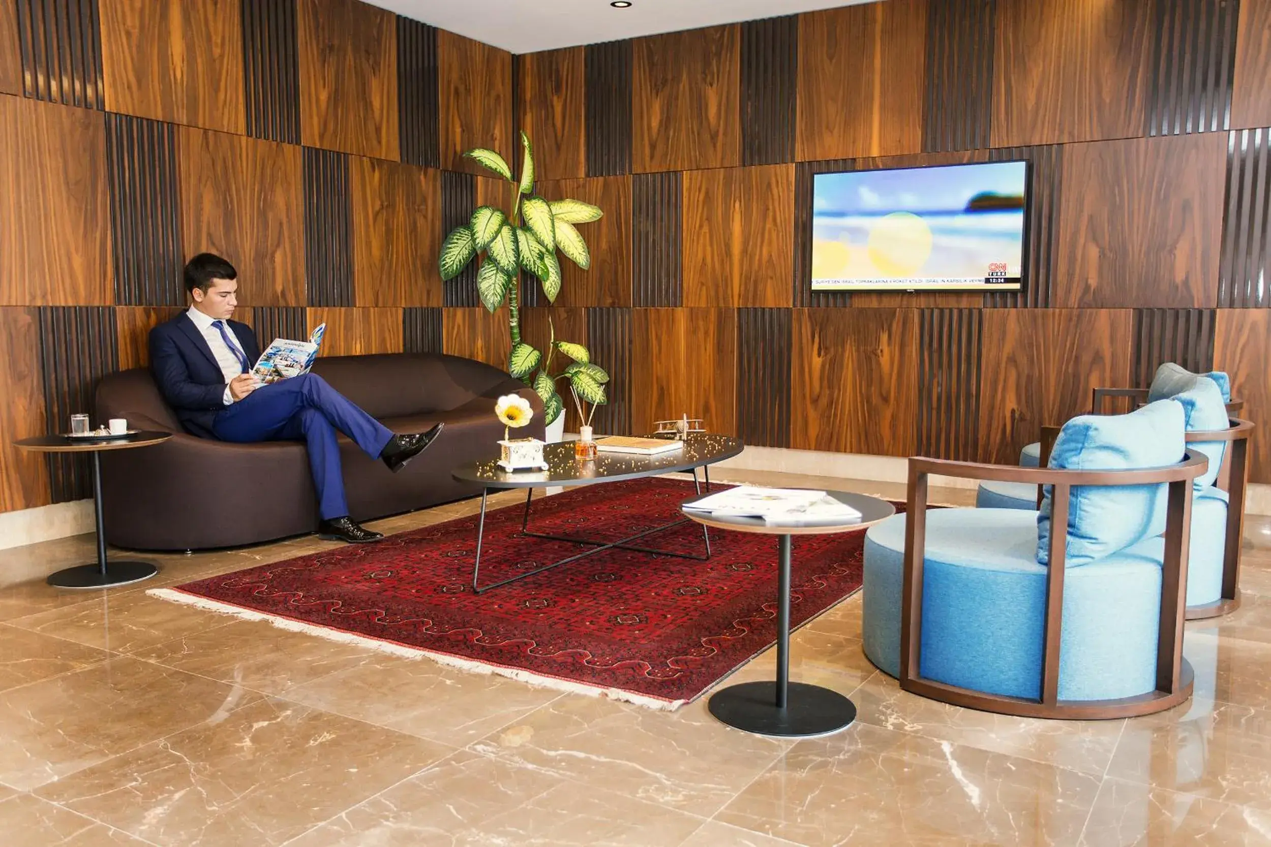 Lobby or reception in Fesa Business Hotel