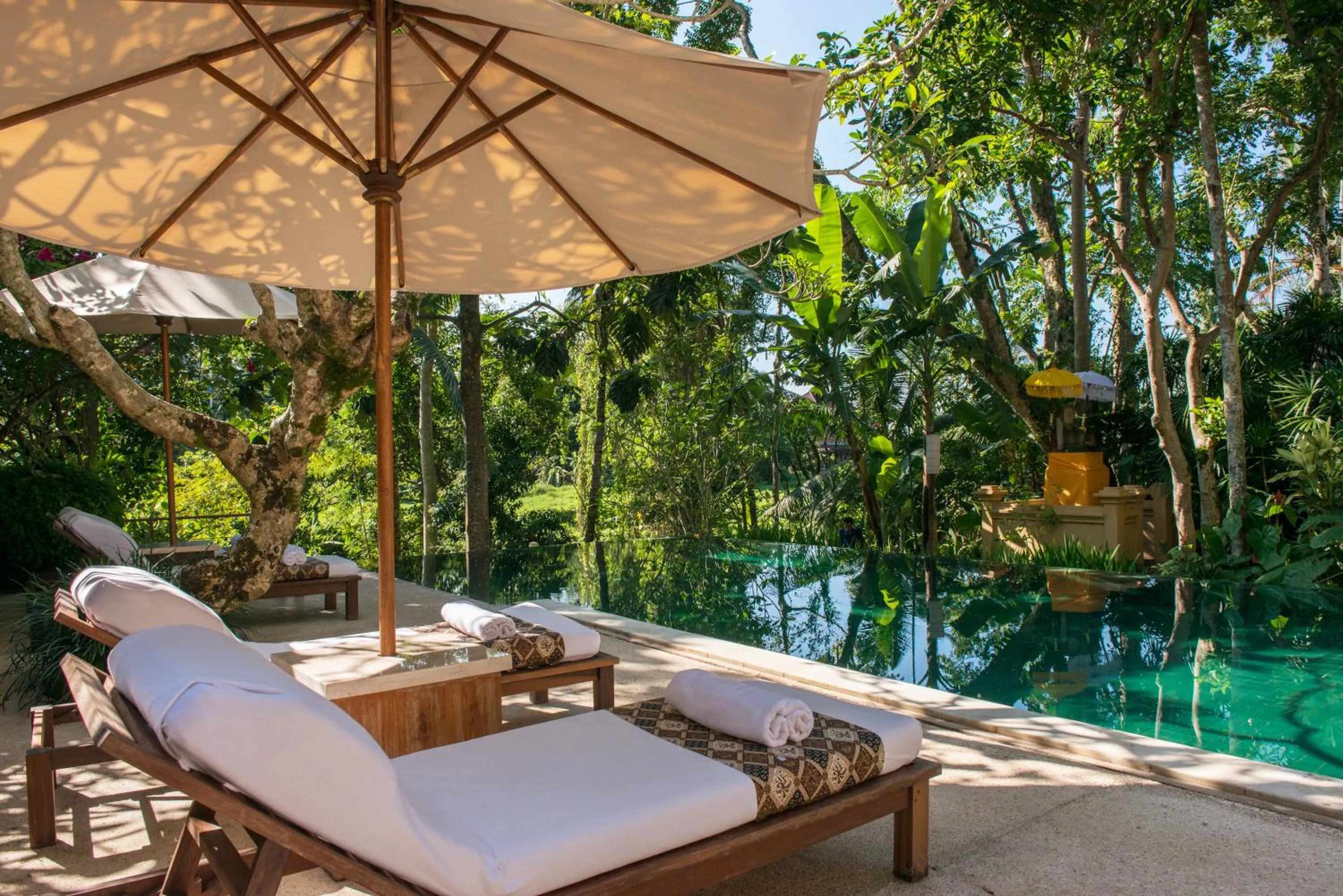Pool view in Komaneka at Monkey Forest Ubud