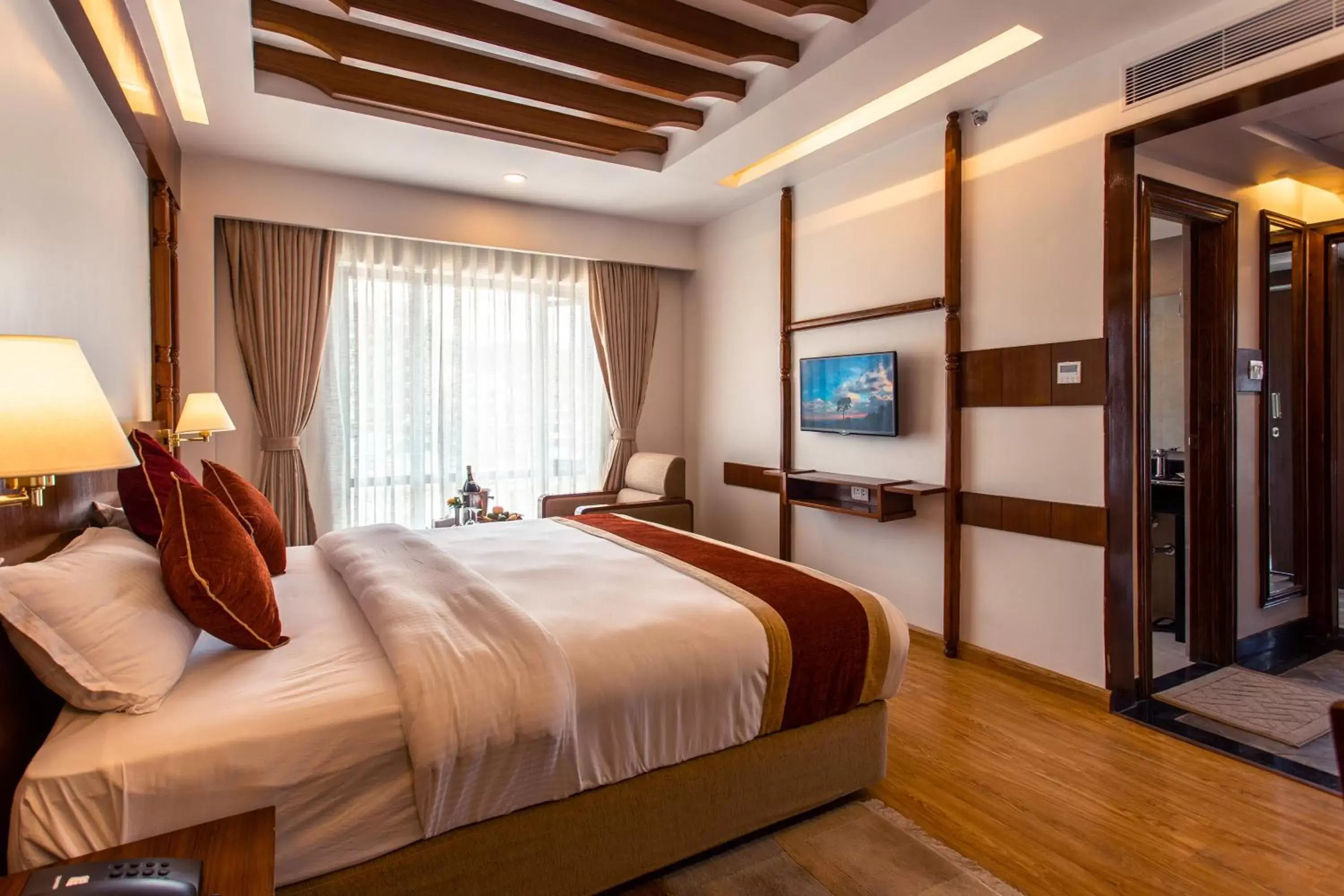 Photo of the whole room, Bed in Landmark Pokhara Photo of the whole room, Bed in Landmark Pokhara