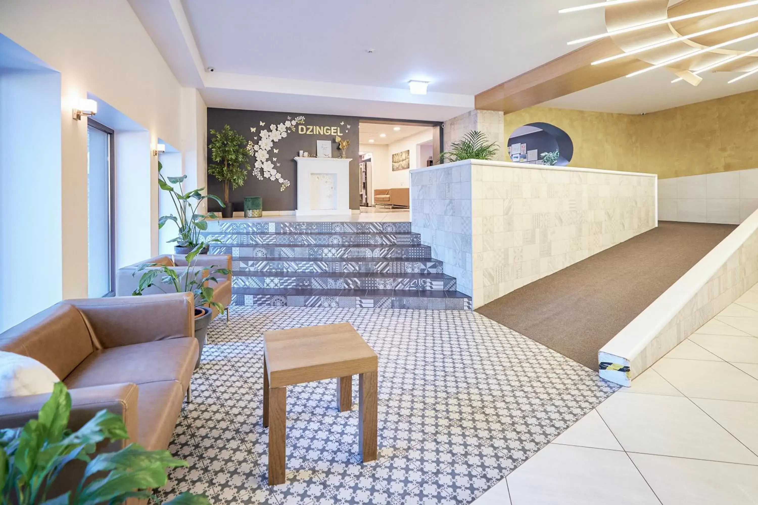 Seating area, Lobby/Reception in Hotel Dzingel