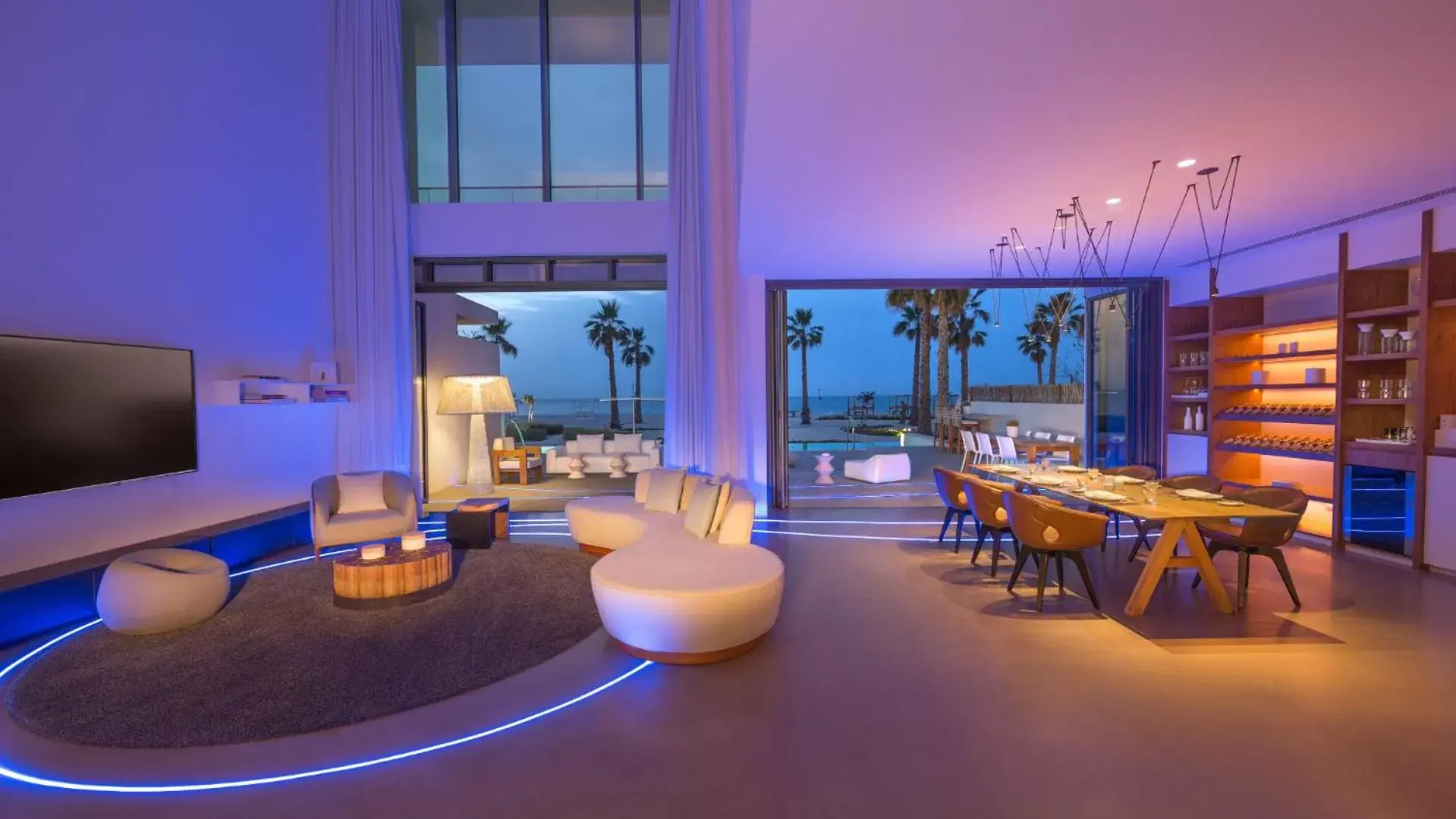Living room in Nikki Beach Resort & Spa Dubai